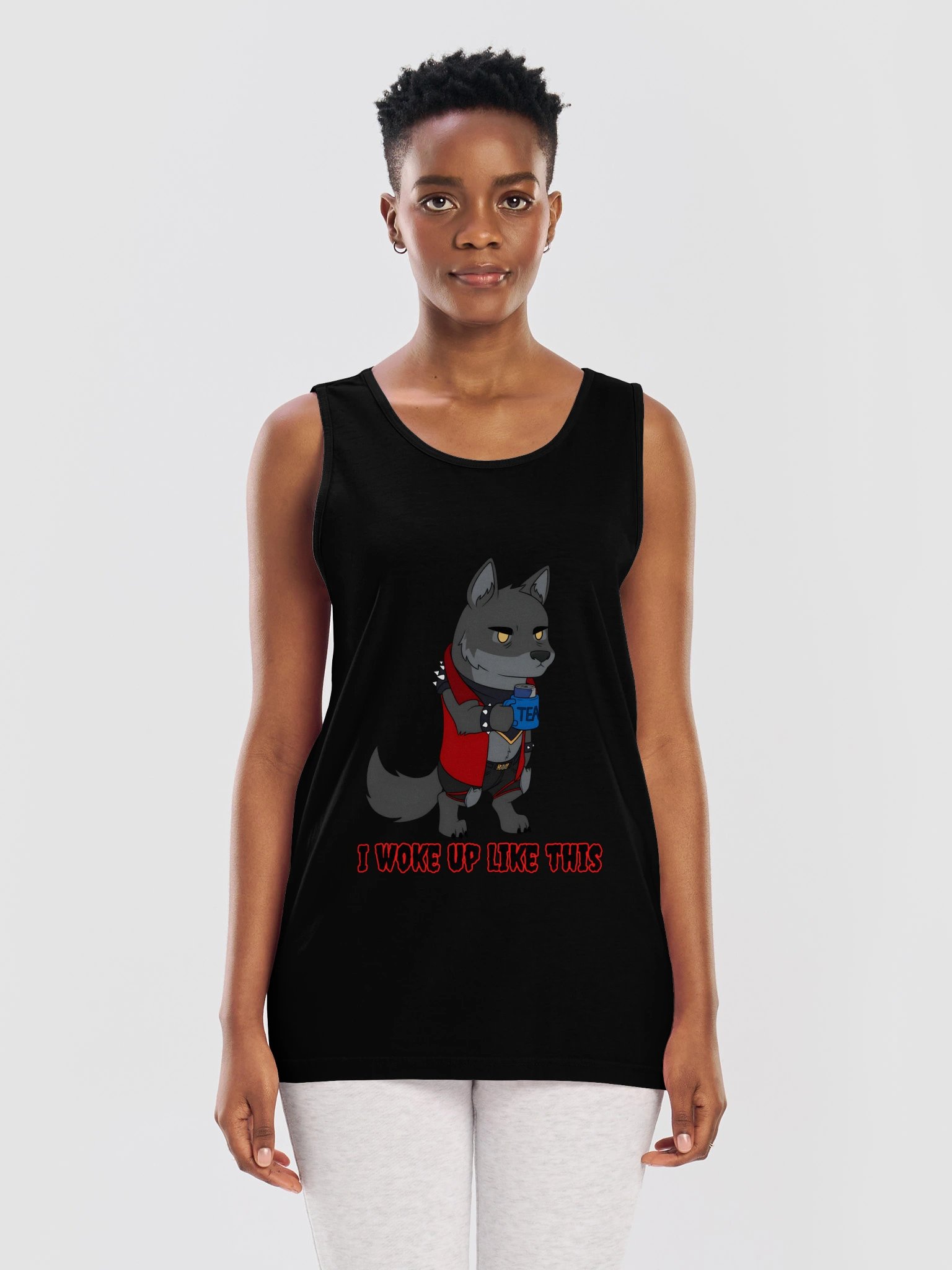I woke up like this tank product image (7)