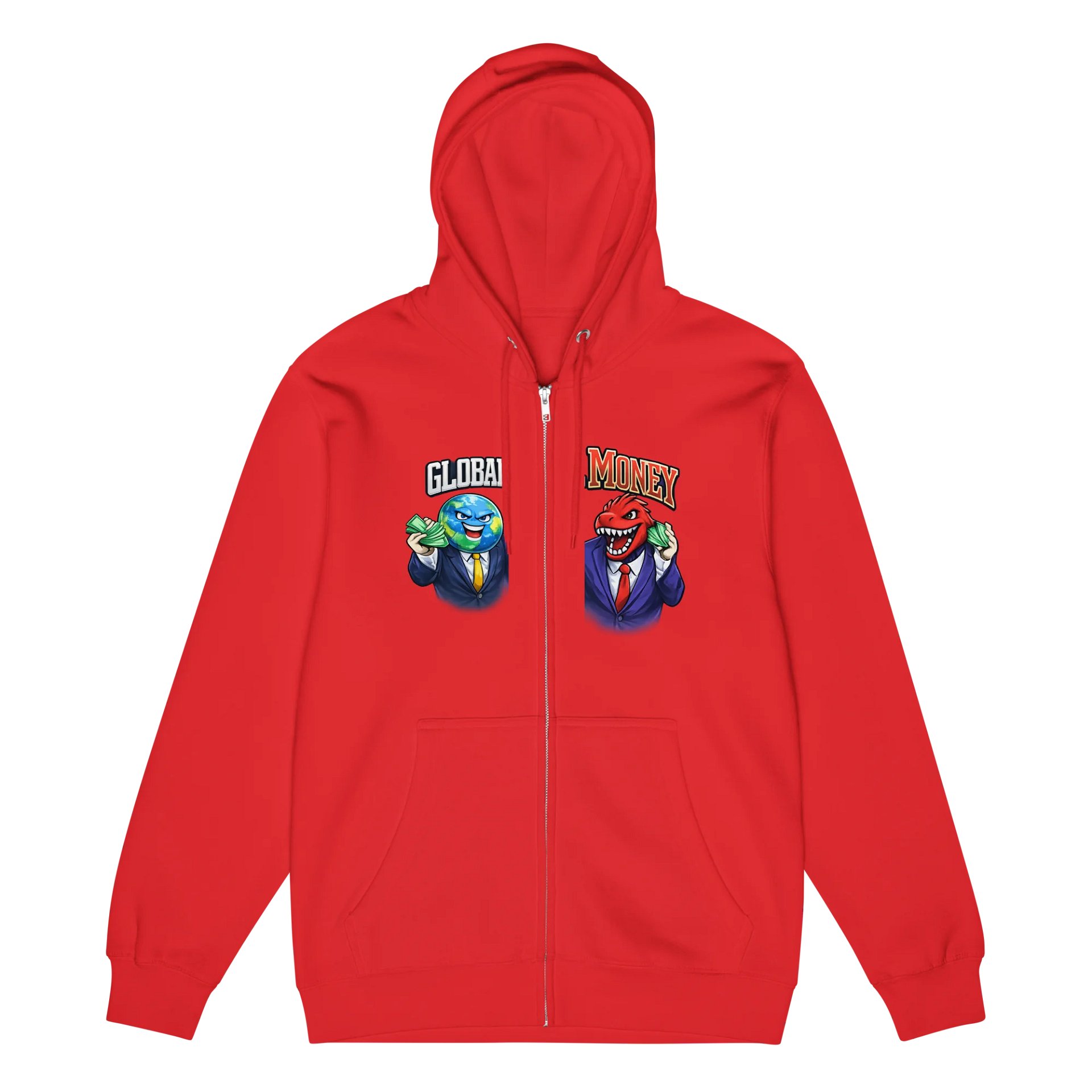 Mascot Duo Red Zip Hoodie product image (18)