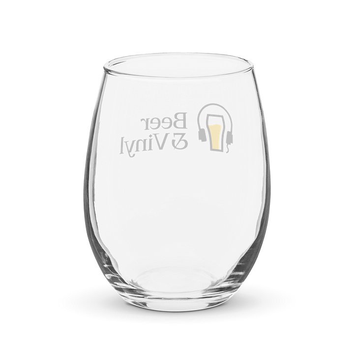 Beer & Vinyl Wine Glass product image (2)