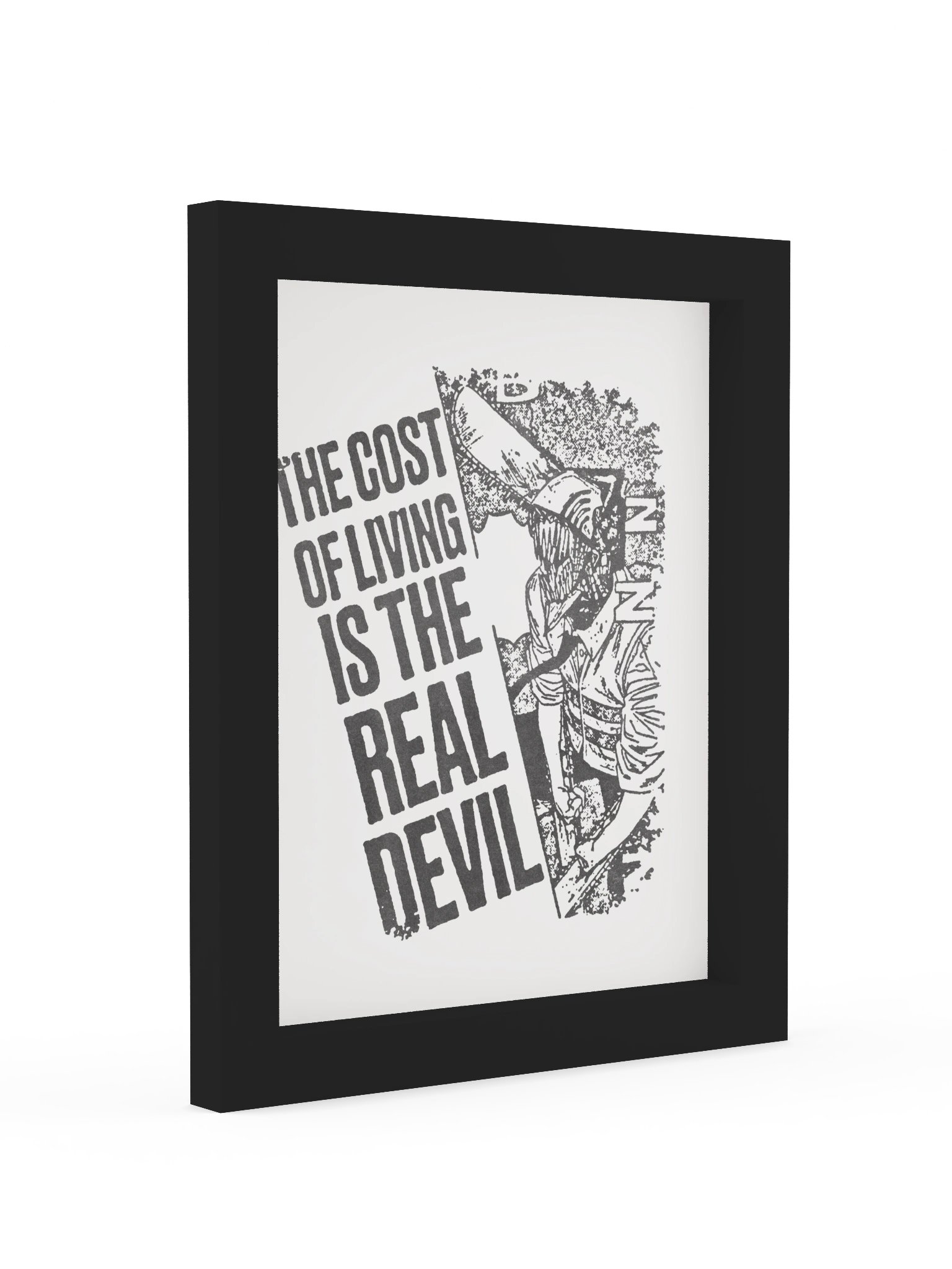COST OF LIFE ! Framed Print. product image (2)