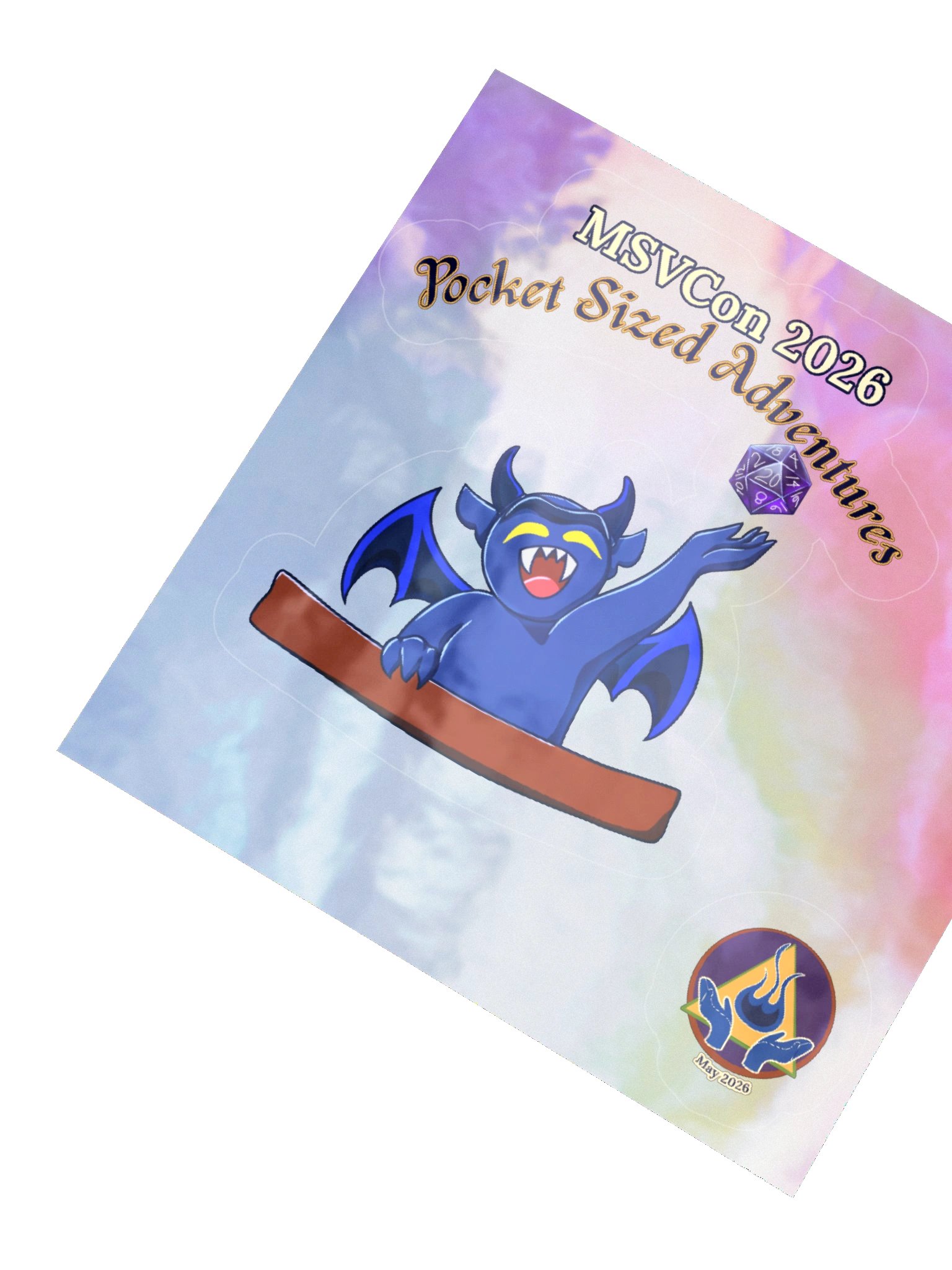 MSVCon 2026: Pocket Sized Adventures Holographic Sticker Pack product image (2)