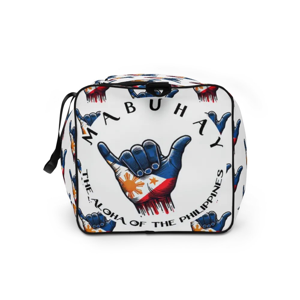 Mabuhay The Aloha of the Philippines Duffle Bag - Shaka Hang Loose Vibes for Your Adventures product image (11)