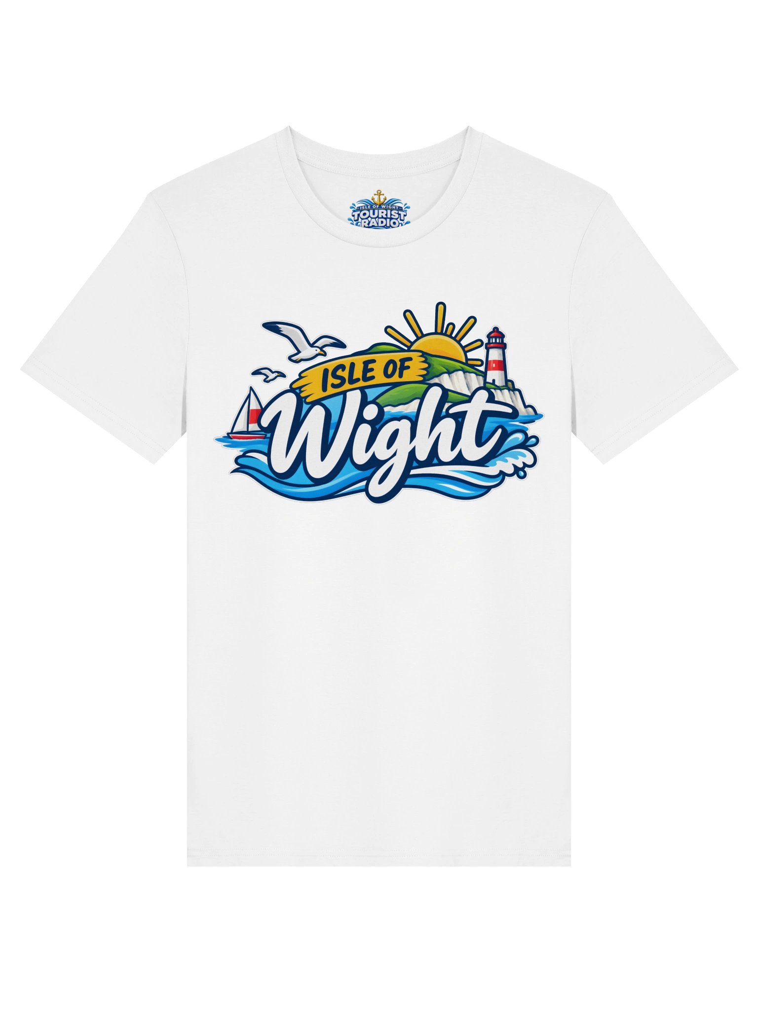 Isle of Wight Scenic Unisex Organic T-Shirt product image (1)