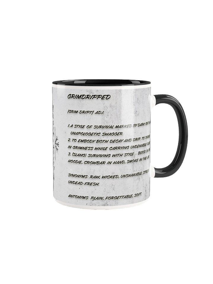 GrimDripped Chaos Mug — Elder Futhark Definition Edition product image (1)