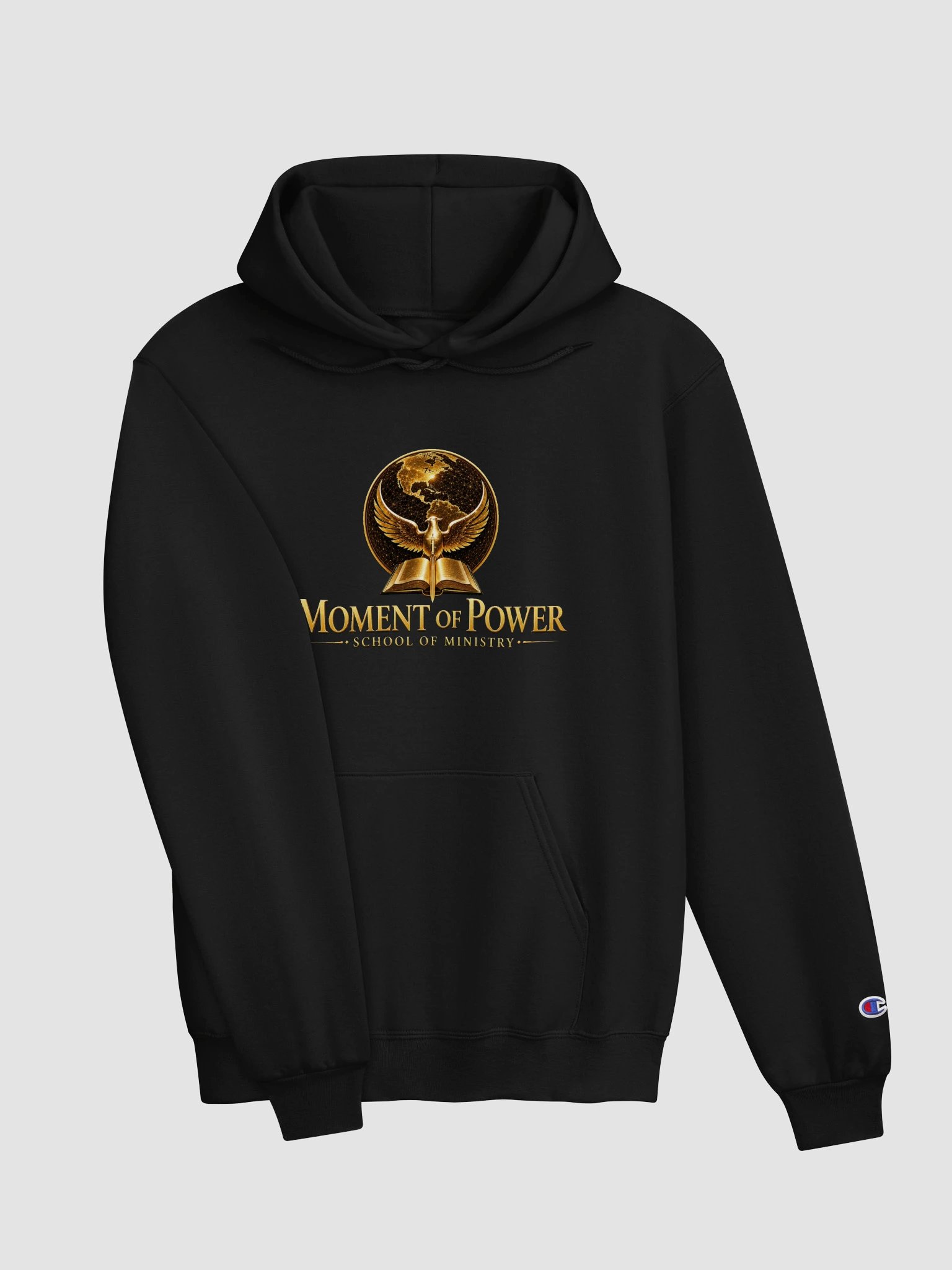 Not by Power — Zechariah 4:6 Hoodie product image (3)
