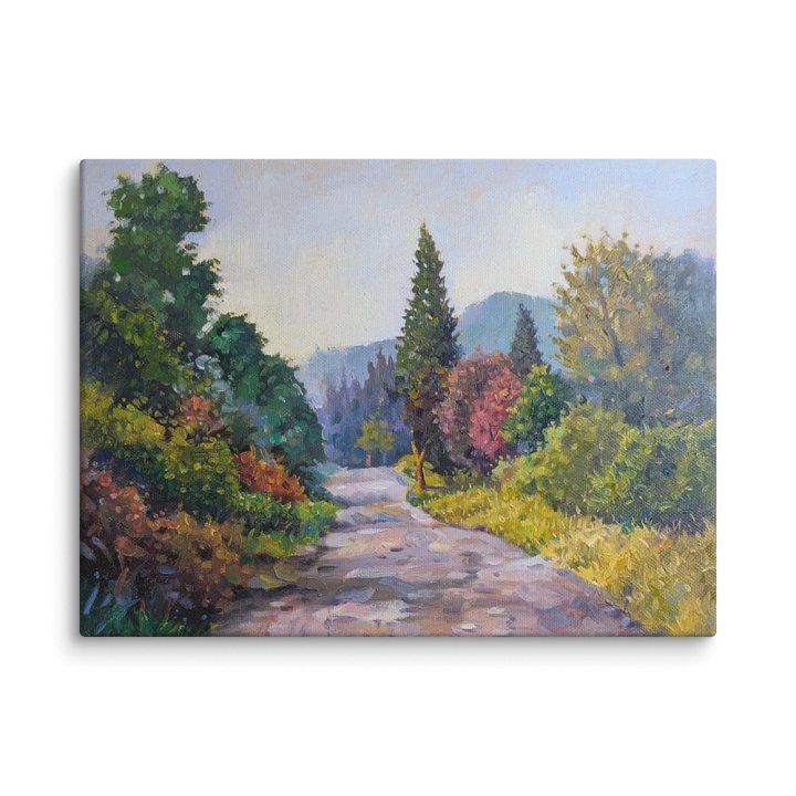 Hiking Trail-Oil Painting Canvas Print product image (2)