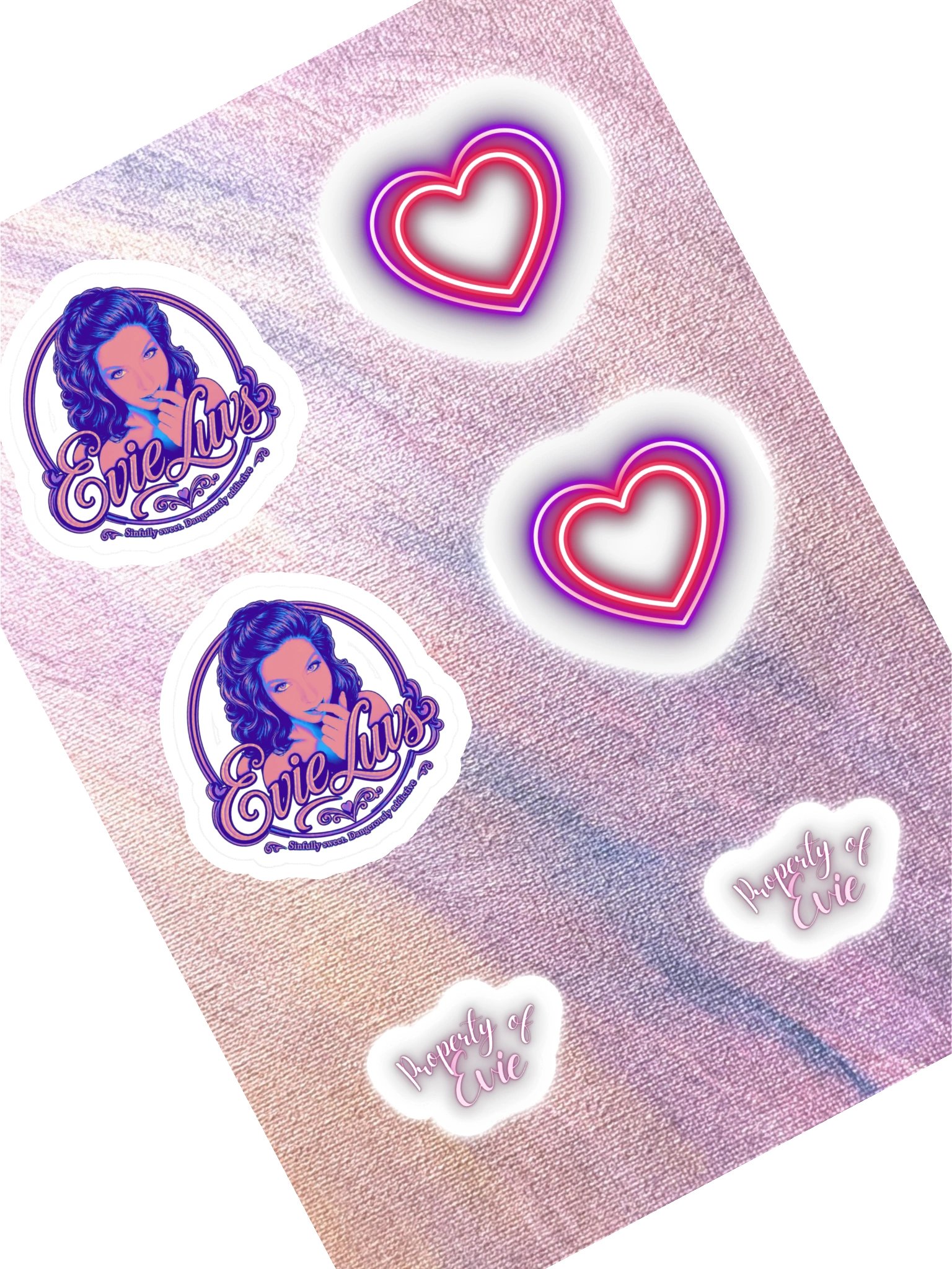 Neon Kiss-Cut Sticker Set product image (1)