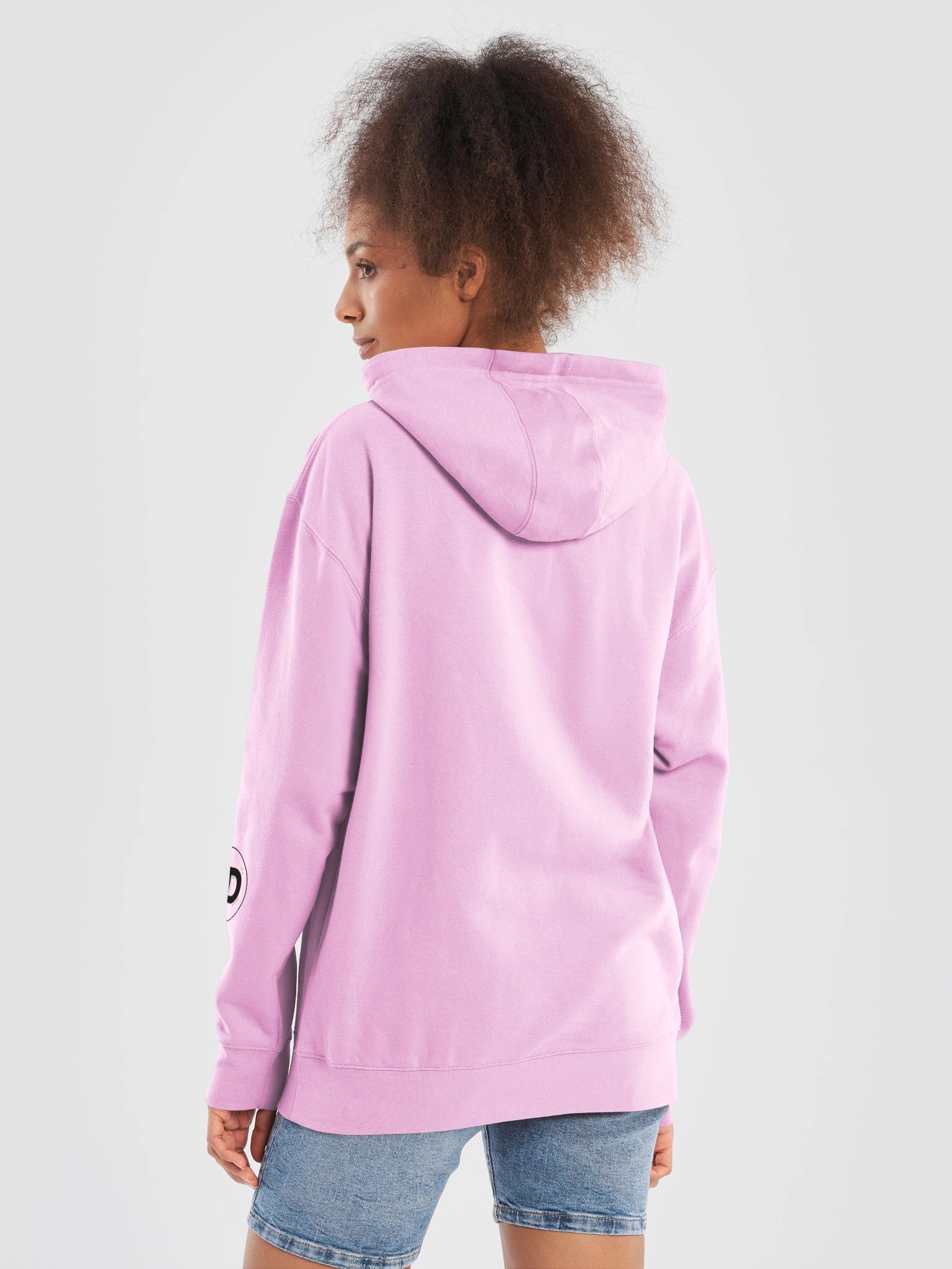 Sweat rose « Zéro langue de bois » product image (6)