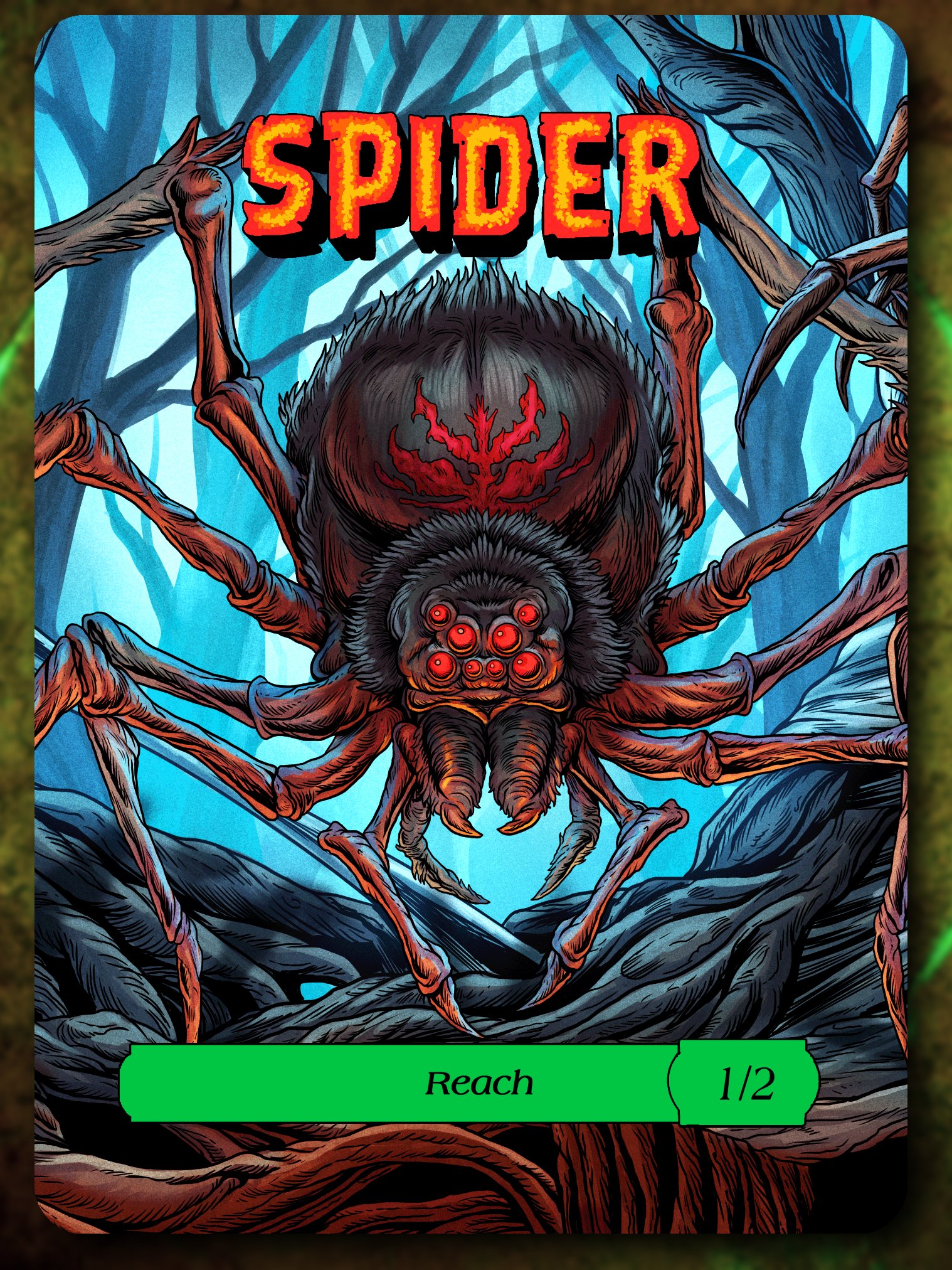 Spider 1/2 Full Art Token product image (1)