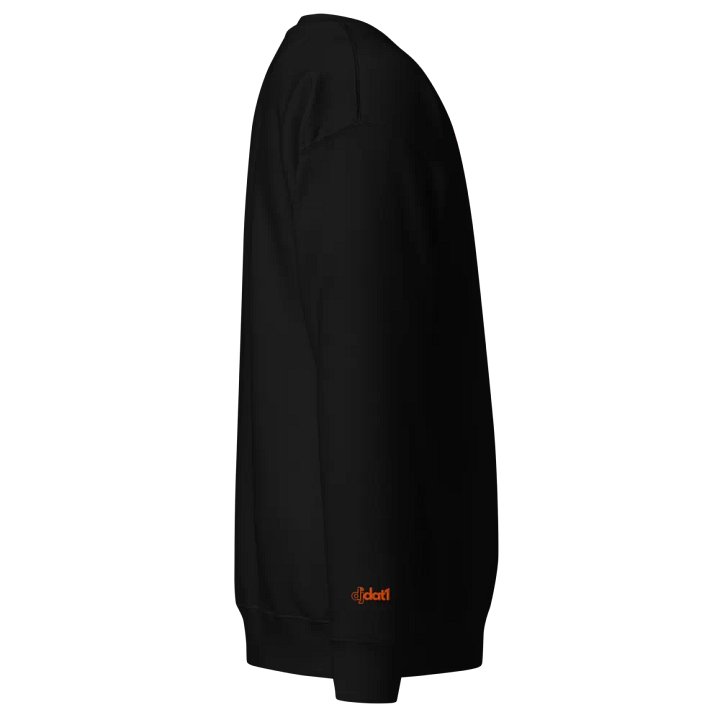 DJDAT1 Premium Black Embroidered logo Crewneck Sweatshirt (mango logo) product image (2)