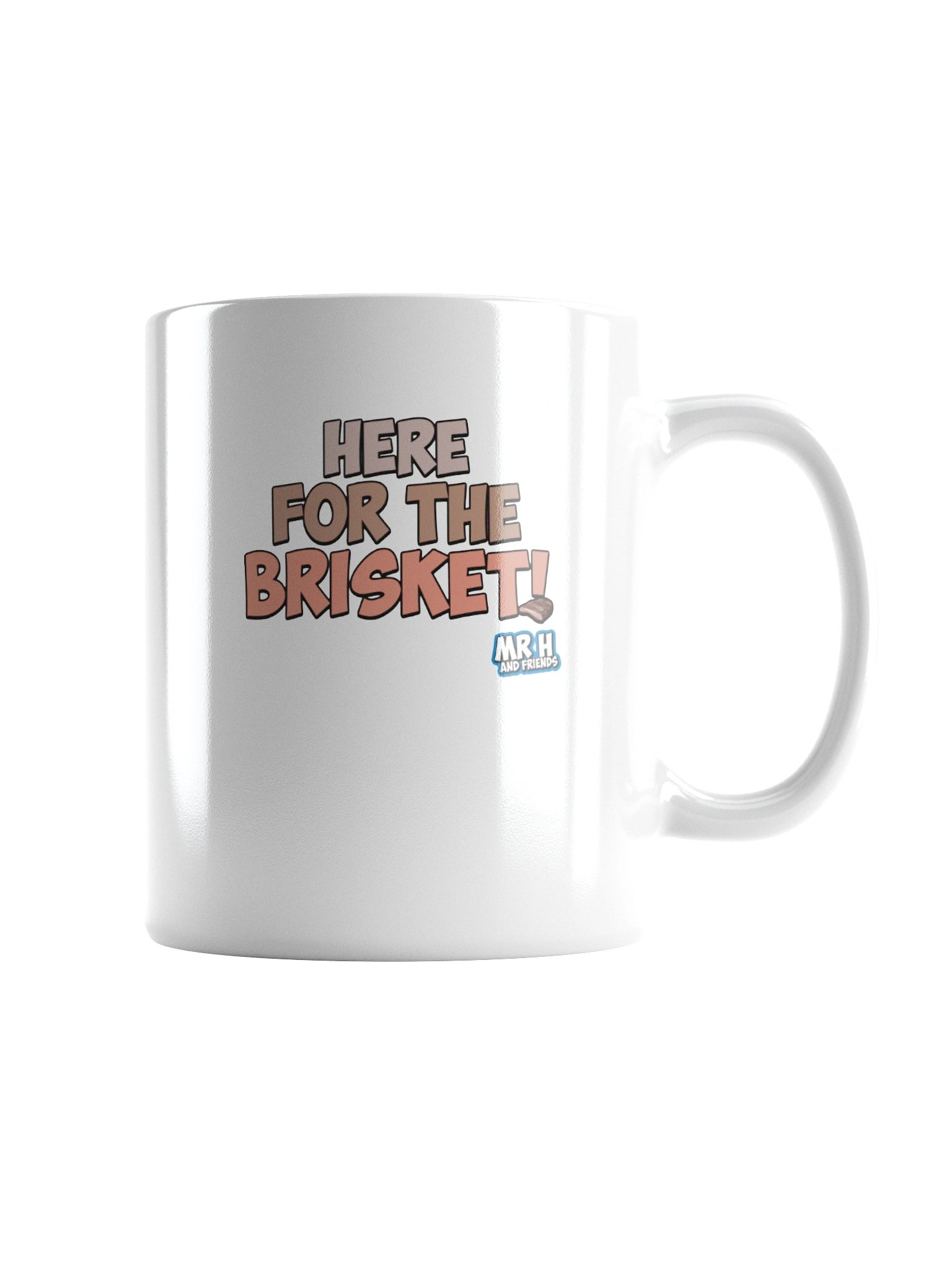 Here for the Brisket White Mug product image (1)