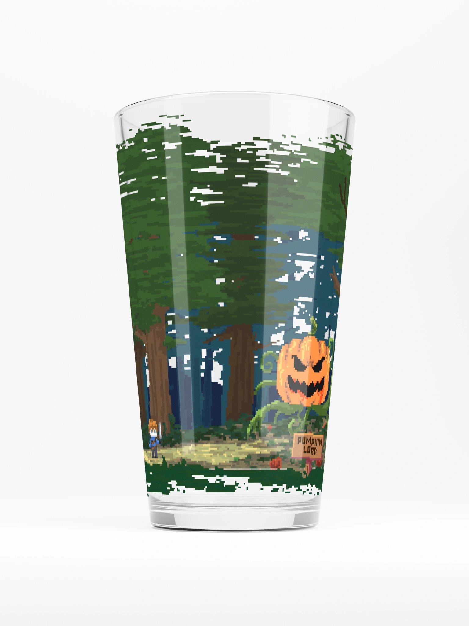 Pumpkin Lord x Slasher King Glass Cup product image (1)