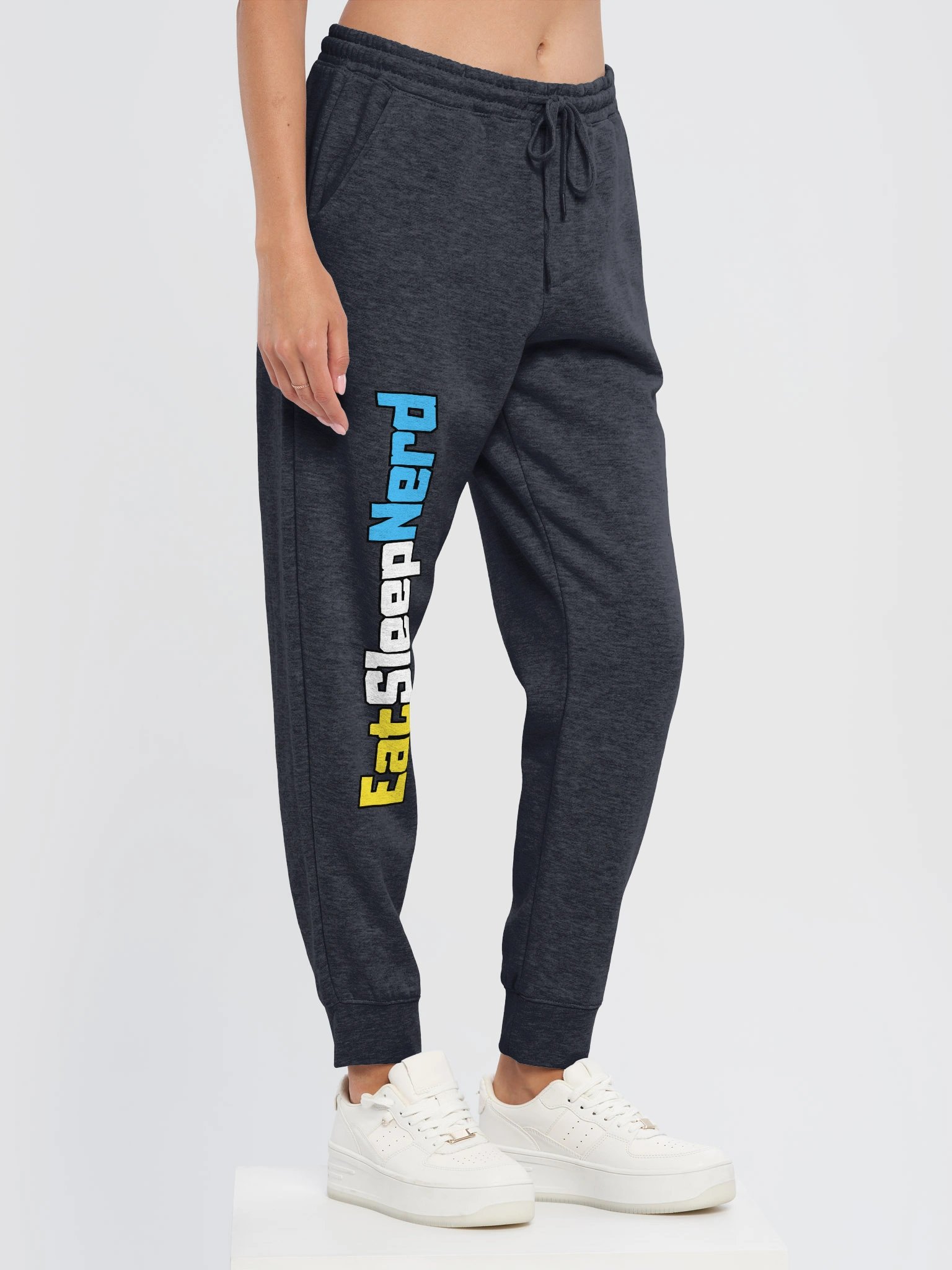 Eat Sleep Nerd Logo joggers product image (4)