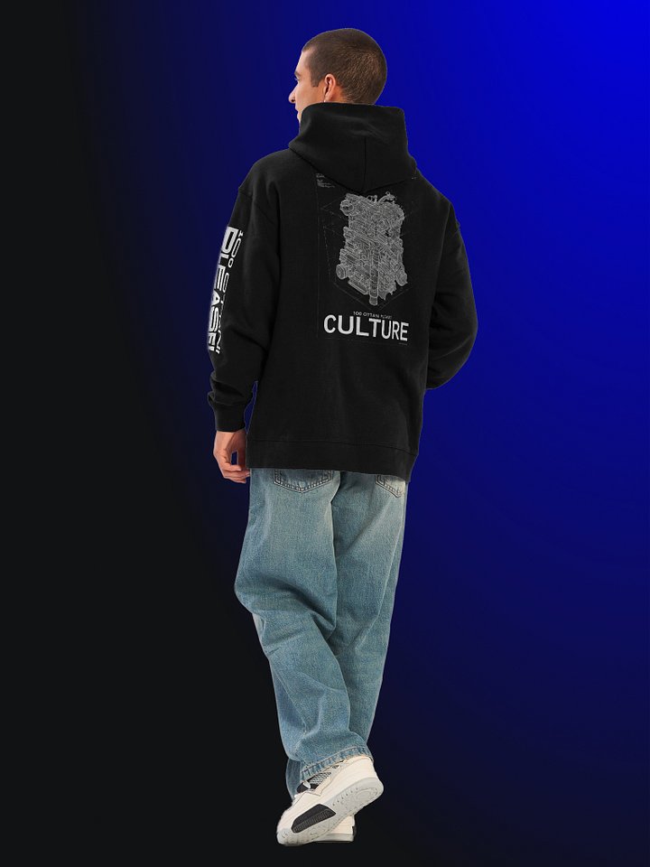 100 Ottani Please!™ Premium Oversized Racing Streetwear Hoodie | Motion Theory Edition product image (2)