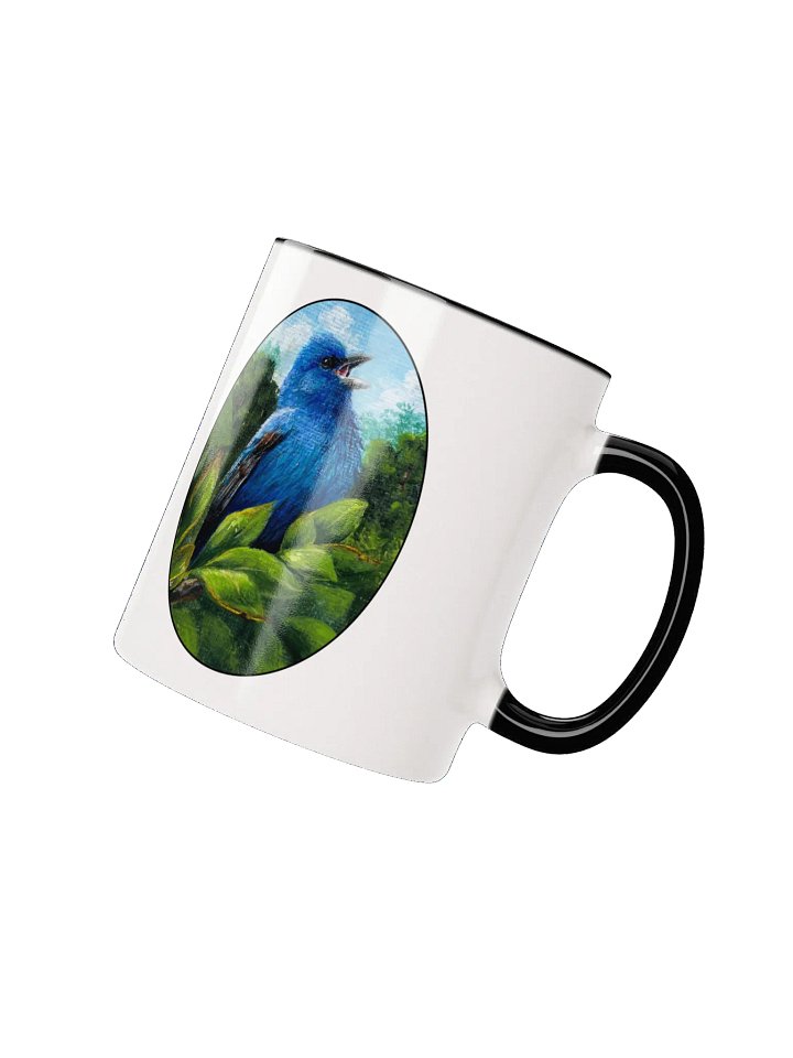 Indigo Bunting Serenade Ceramic Mug product image (6)