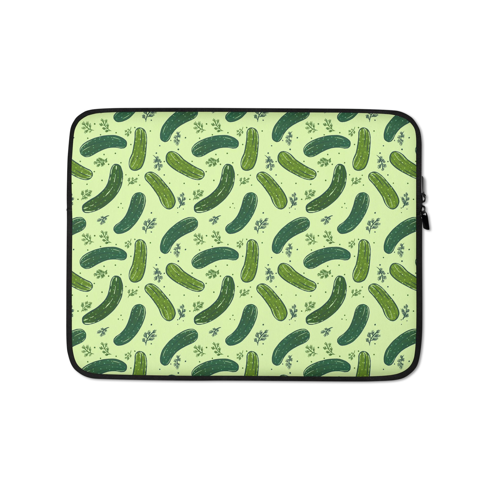 Dill Pickles Pattern Laptop Sleeve product image (1)
