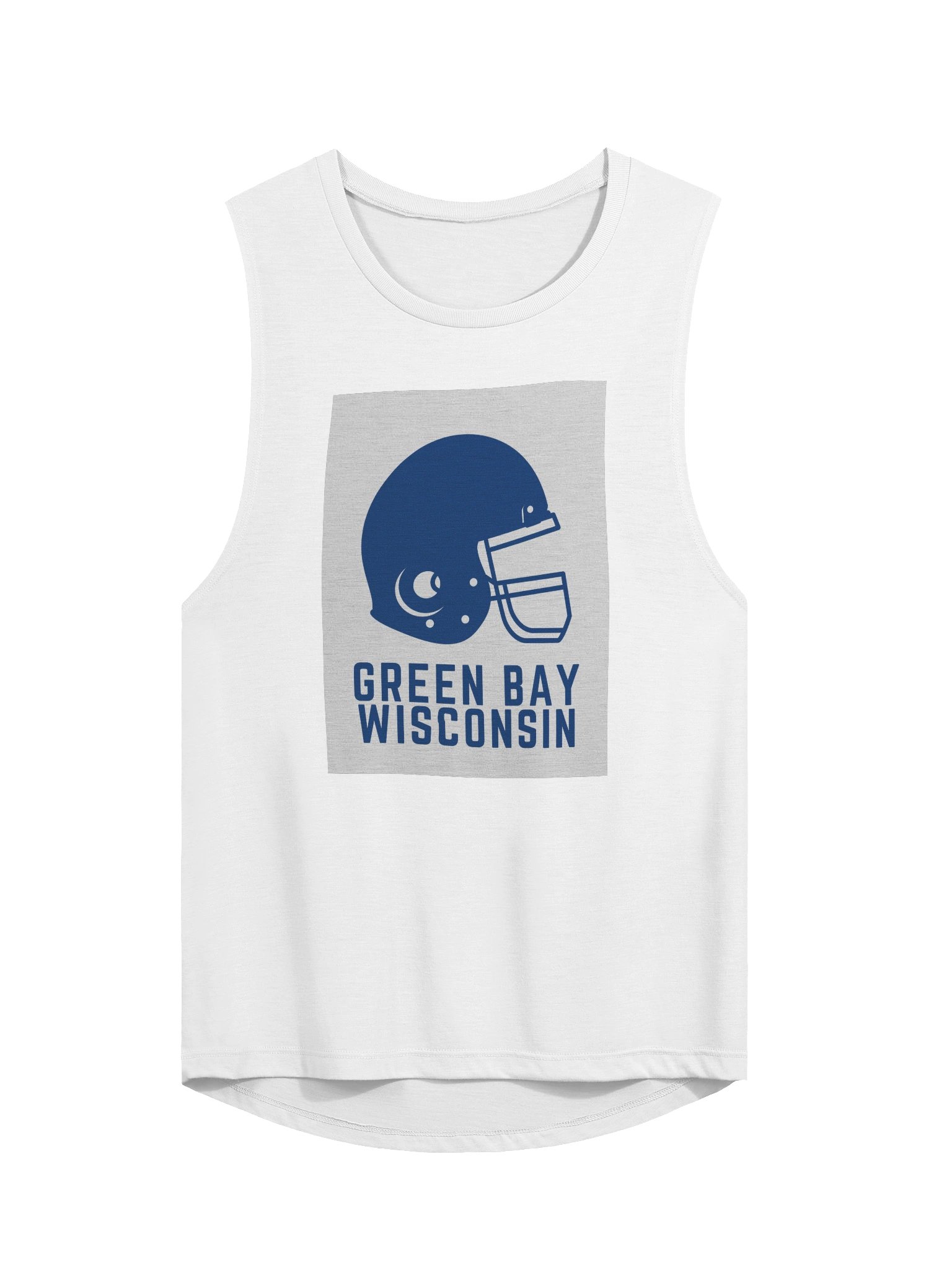 Green Bay Wisconsin Football Helmet Graphic Tank product image (1)