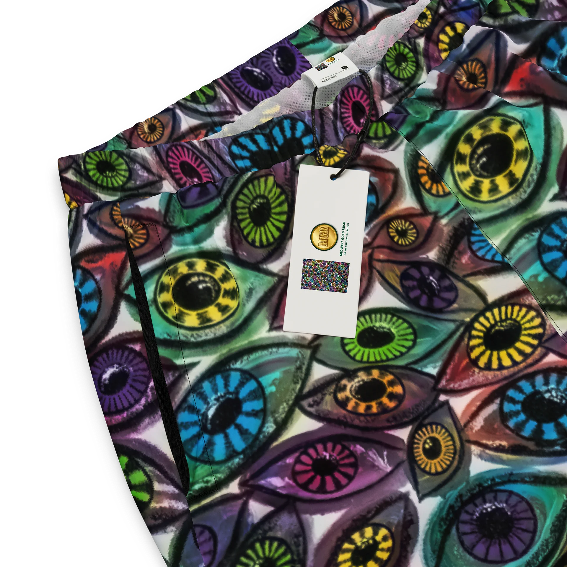 Psychedelic Eyes Unisex Track Pants | Eye See You Too product image (4)