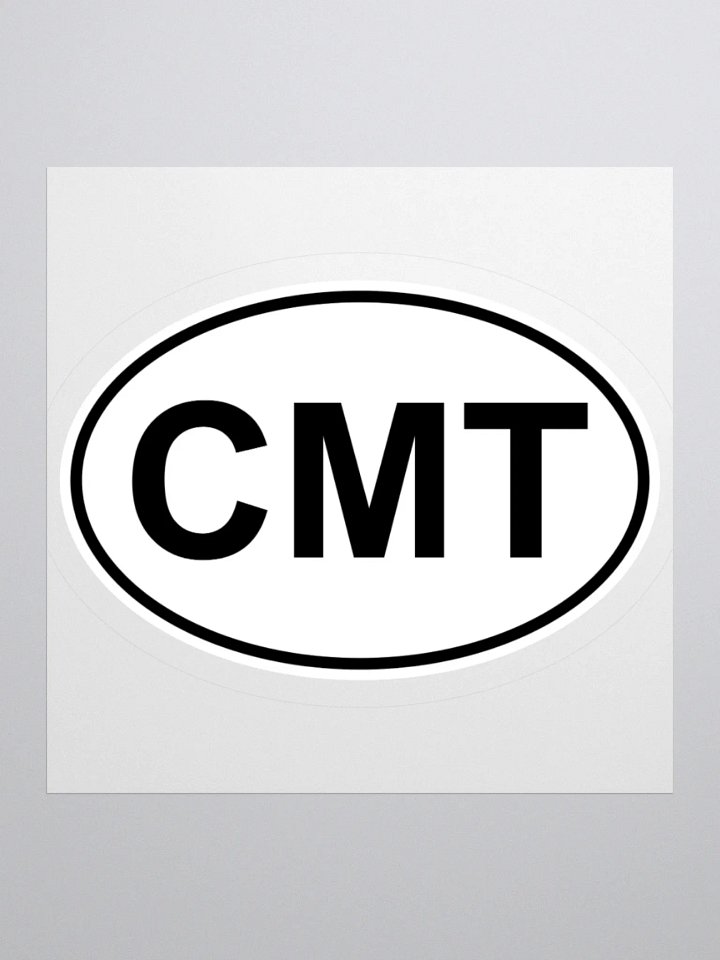 CMT Oval Sticker product image (1)