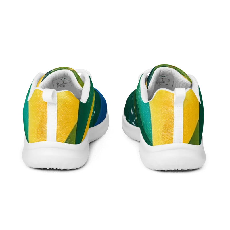 Abstract Diplomat Print - SVG - Caribbean Apples | Men's Athletic Shoes product image (4)