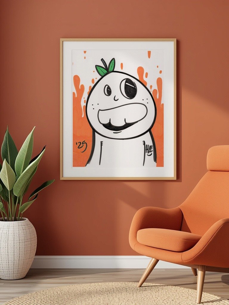 Mr Orange – Limited Edition Art Print (Unframed) product image (5)