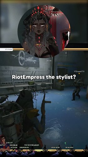 RiotEmpress's Secret Talent #riotempress #haircut #funnyclip #cosmetology #arcraiders #streamerlife