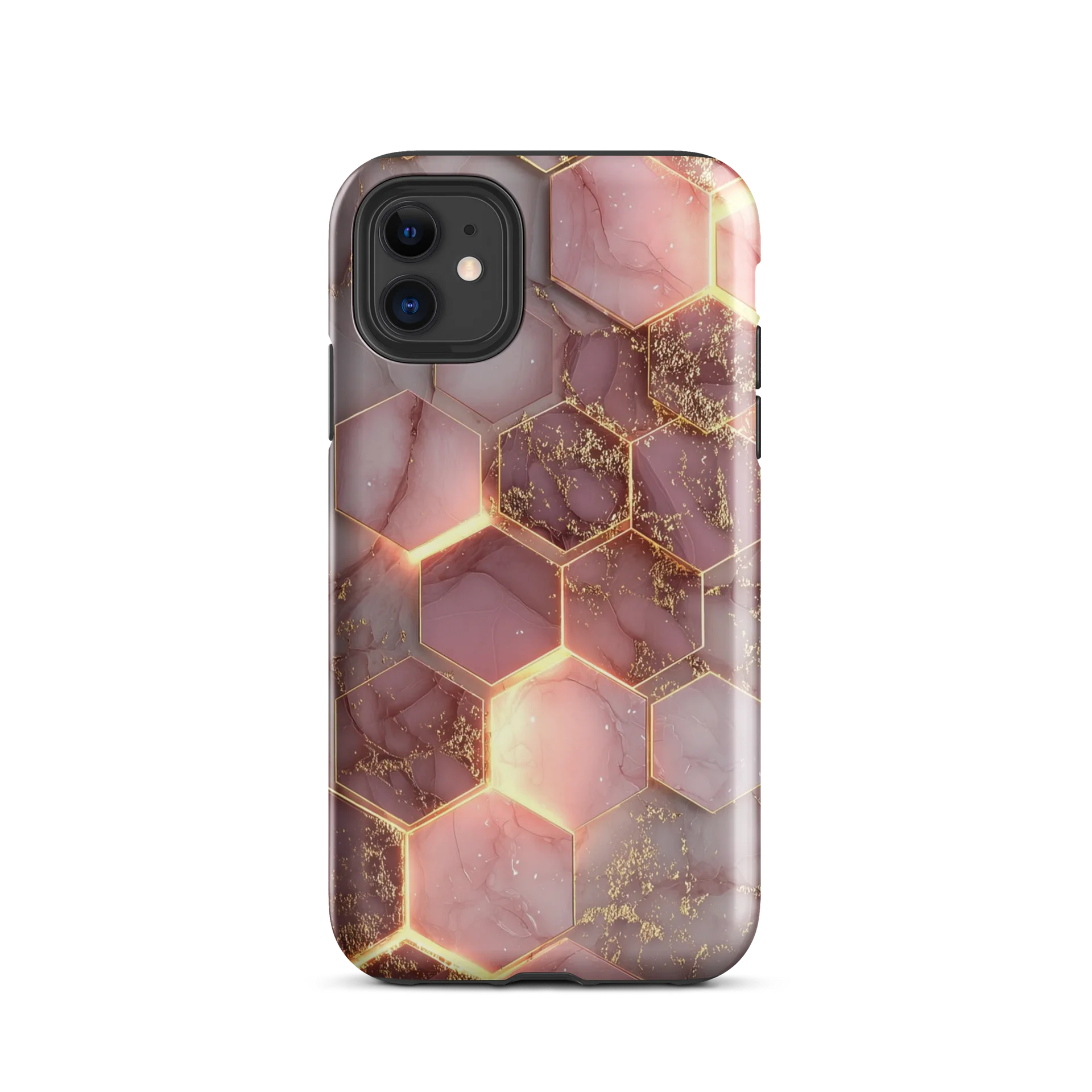 Gilded Hex Marble iPhone Case product image (55)