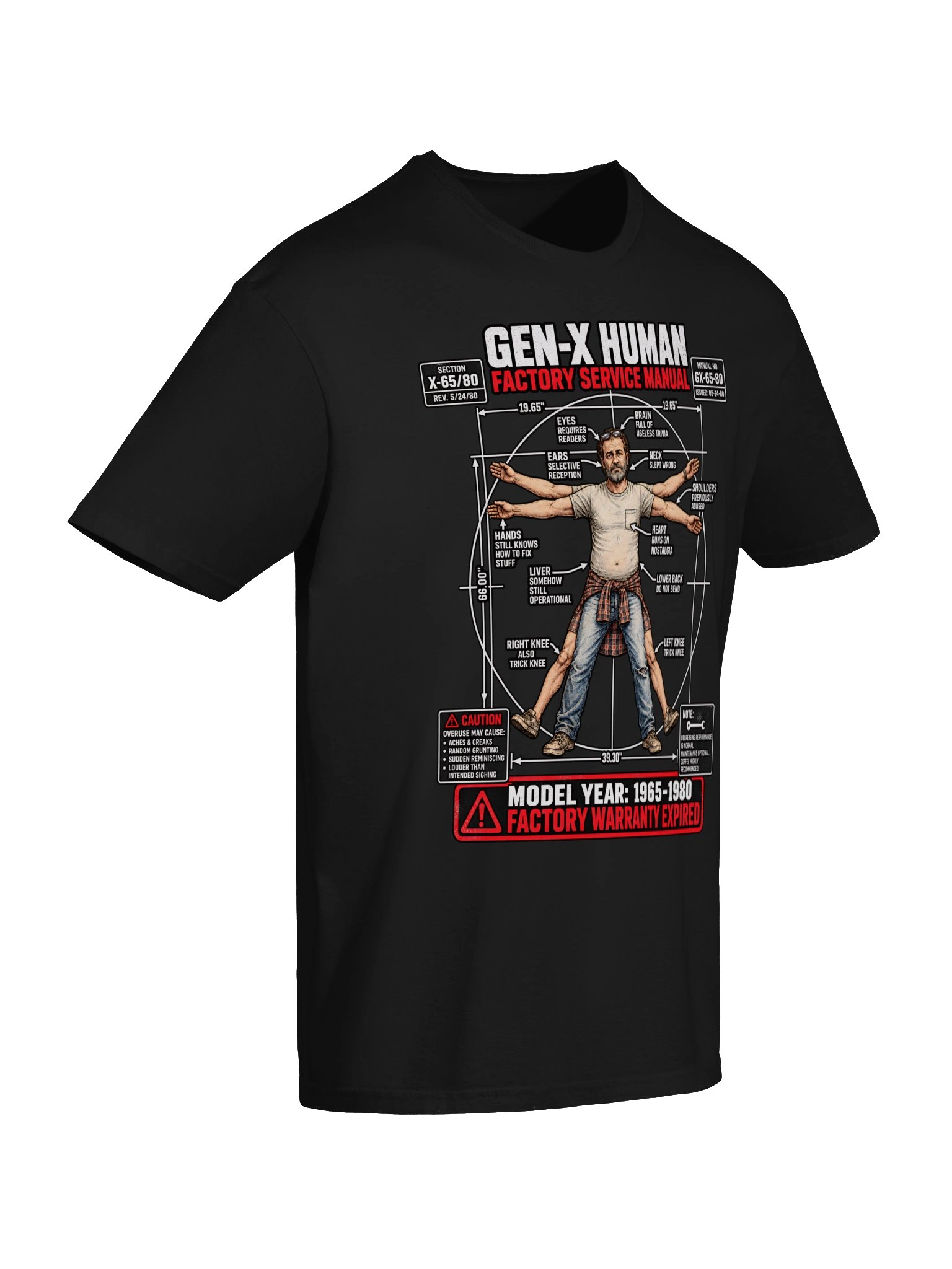 Gen X Human Factory Service Manual Tee product image (54)