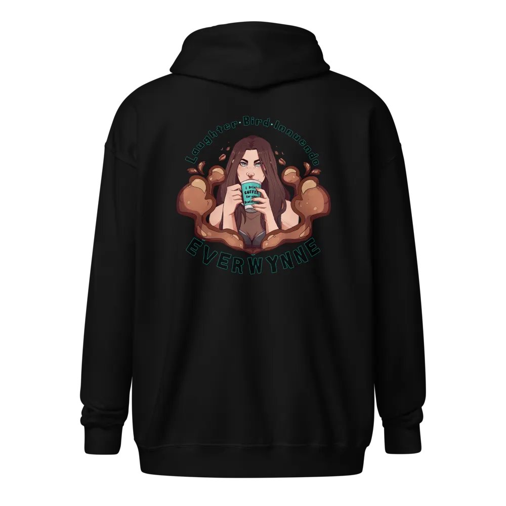 Cozy Chaos Crew Laughter * Bird * Innuendo Zip-up Hoodie product image (1)