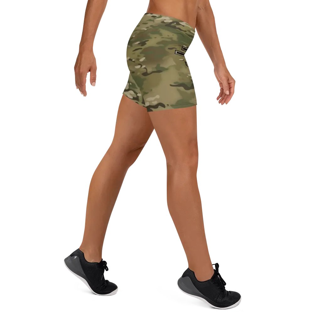 Faithful Camo: Proverb 3:25 Compression Shorts - Multicam product image (10)