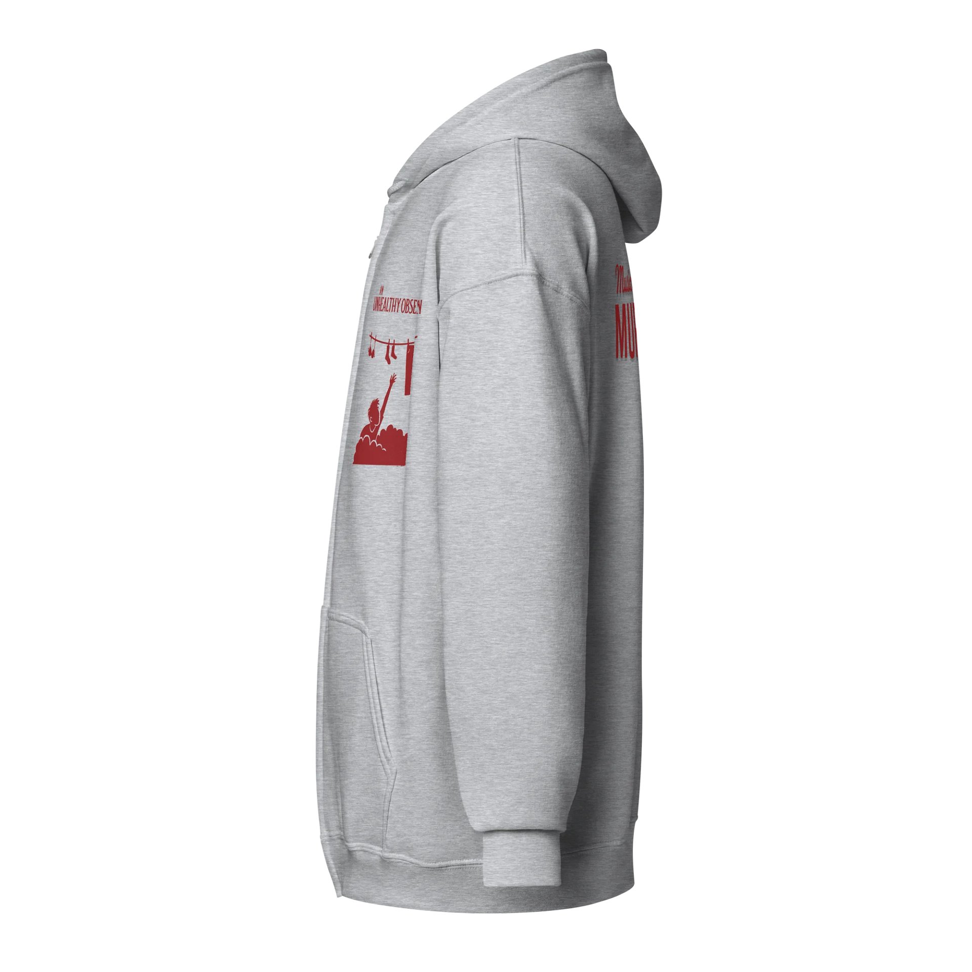 An Unhealthy Obsession Unisex Heavy Blend Zip Hoodie product image (3)