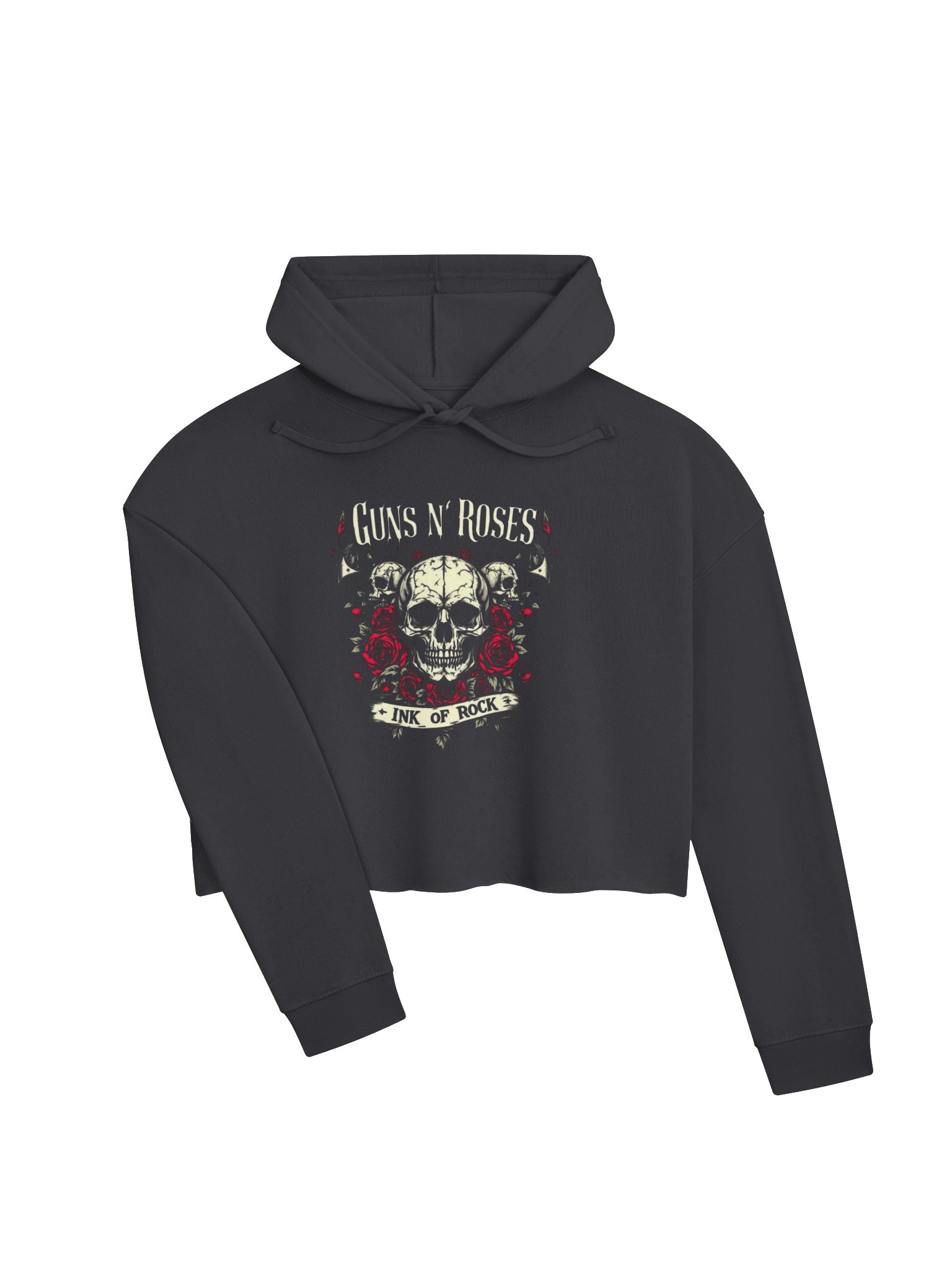 Guns N’ Roses Ink of Rock Cropped Hoodie product image (3)