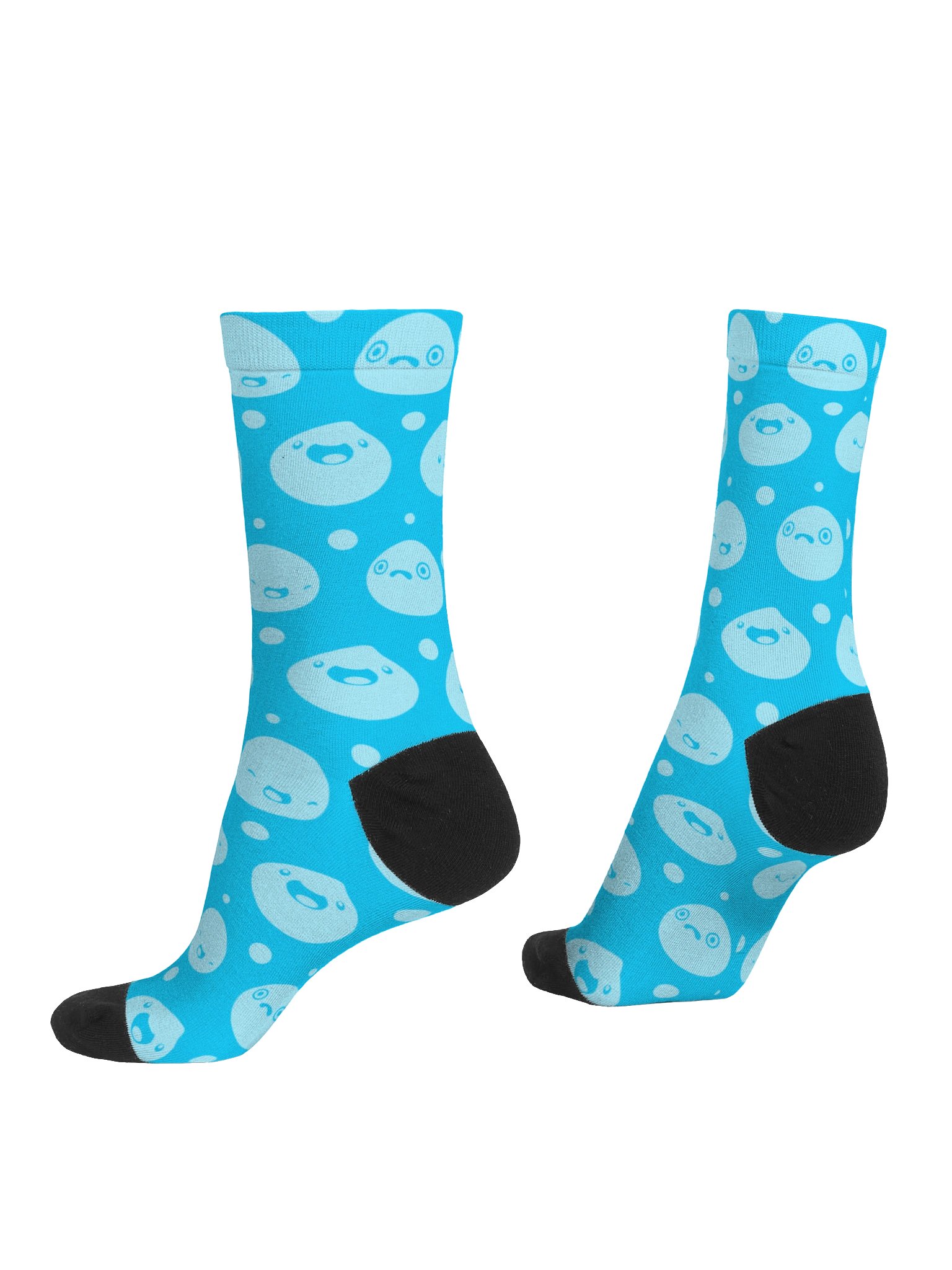 Blue Slime Pattern Socks product image (4)