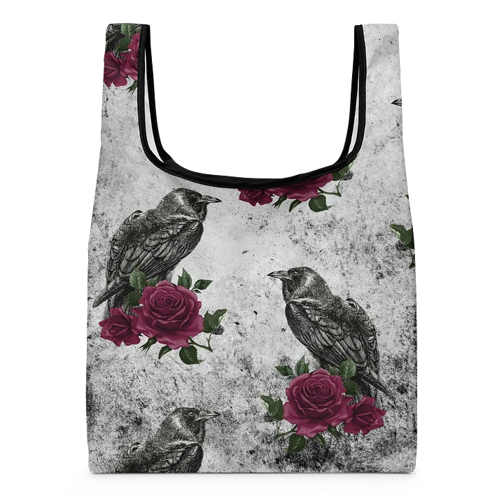 Raven and Roses Shopping Bag product image (1)