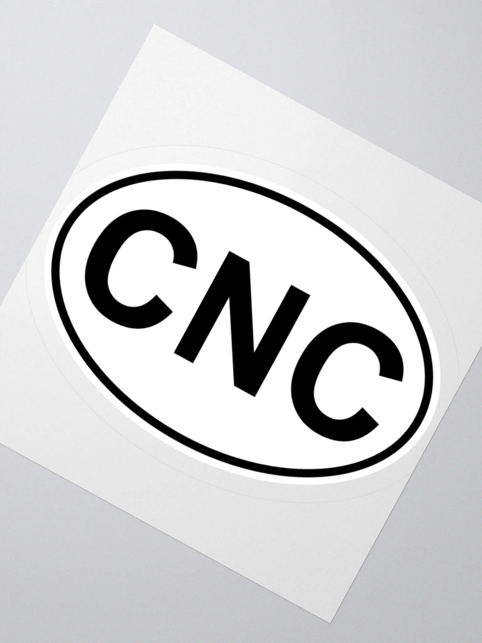 CNC Oval Sticker product image (2)