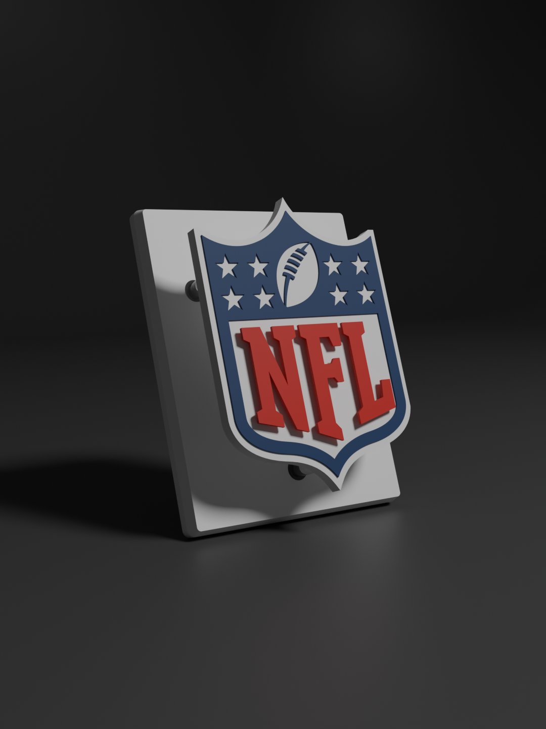 NFL Logo 3D Printed Floating Logo Sign (Digital File Only) product image (1)