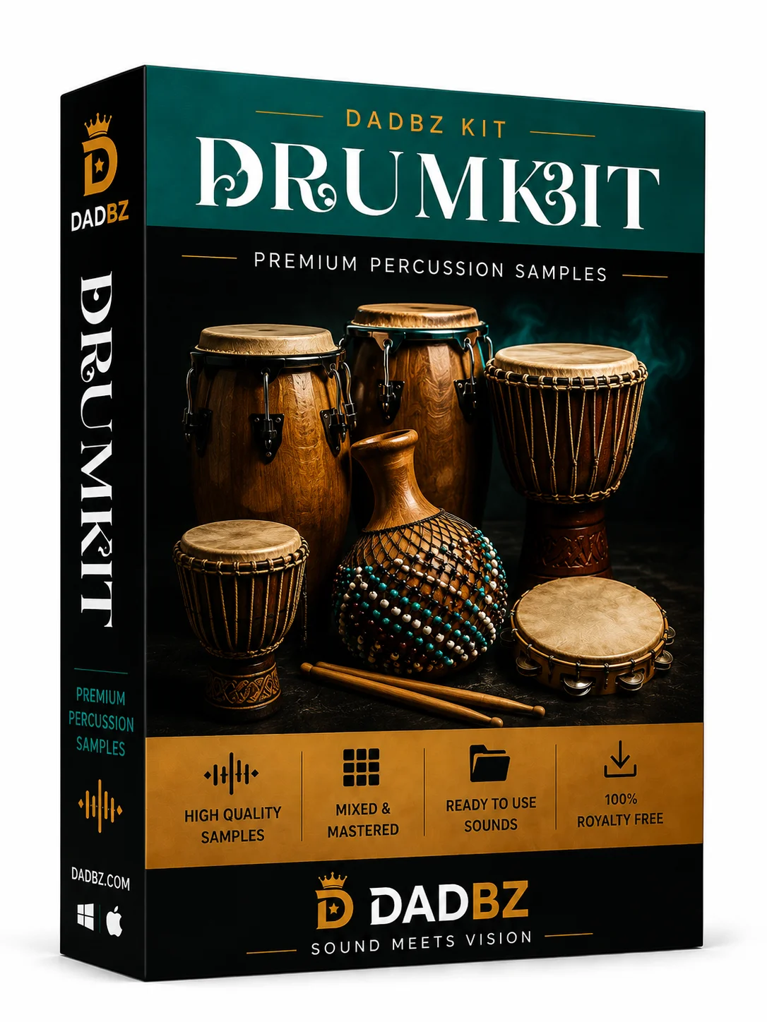 490 Drum Samples Bundle | Kicks, Snares & Hi-Hats for Producers product image (1)