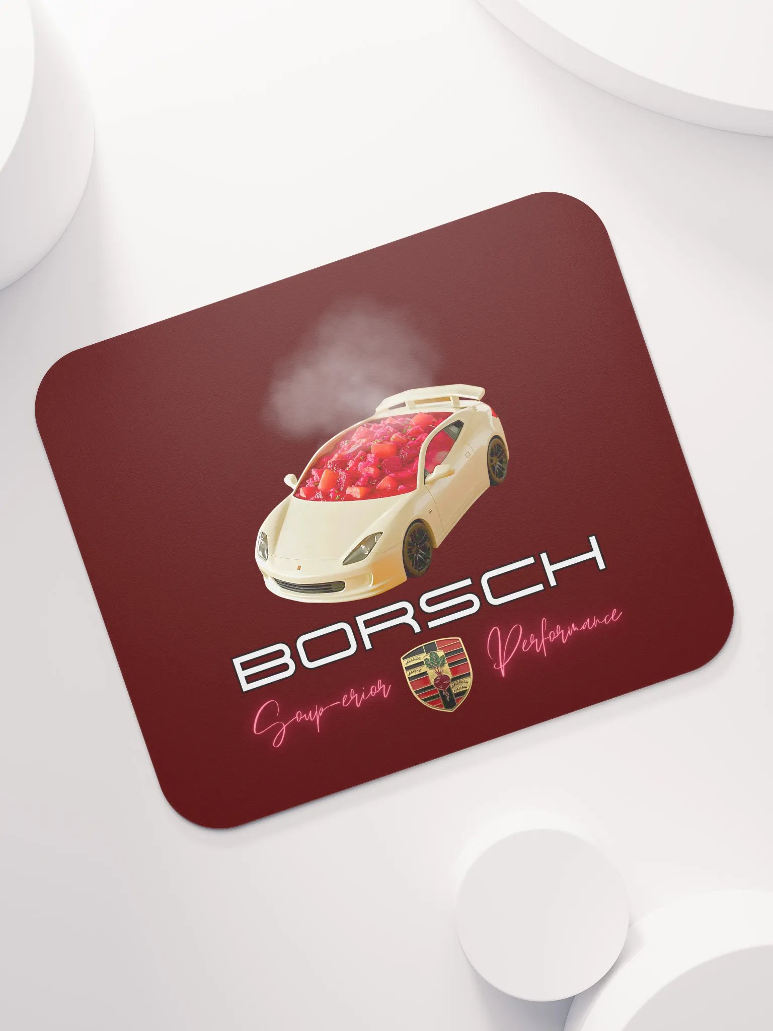 Borsch - Soup-erior Performance Funny Sports Car Mouse Pad product image (7)