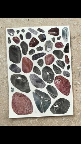 It’s back to my hand-painted translucent collage papers for Day 2 of my 100 Days of Small Art for #The100DayProject.

I’m alw...