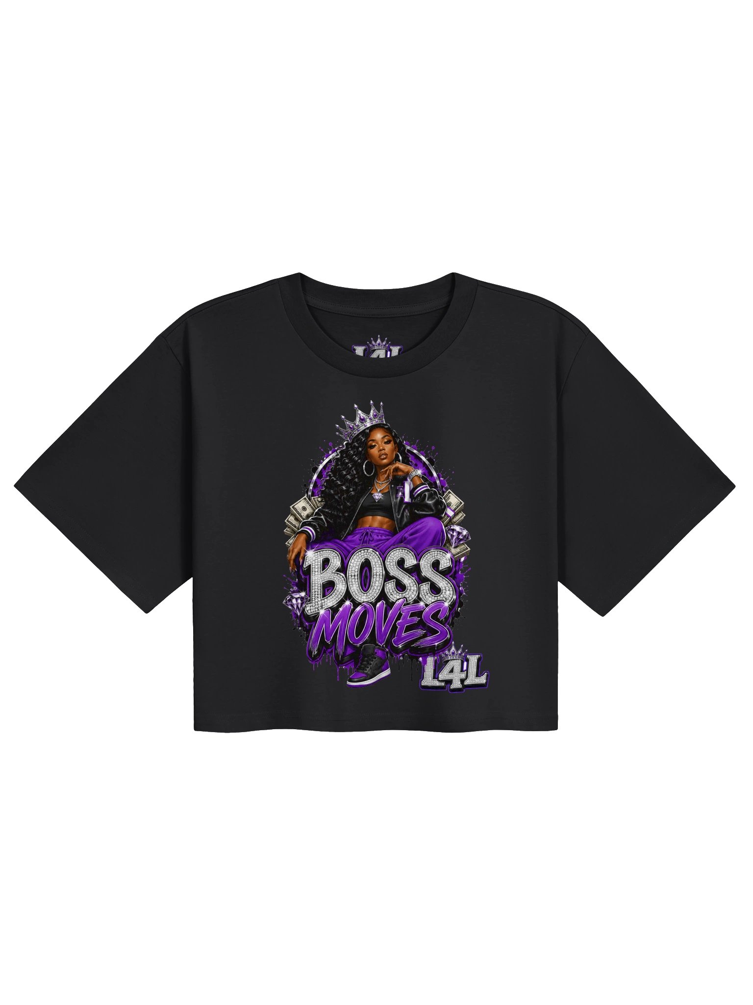 Boss Moves Women’s Classic Crop Tee product image (1)