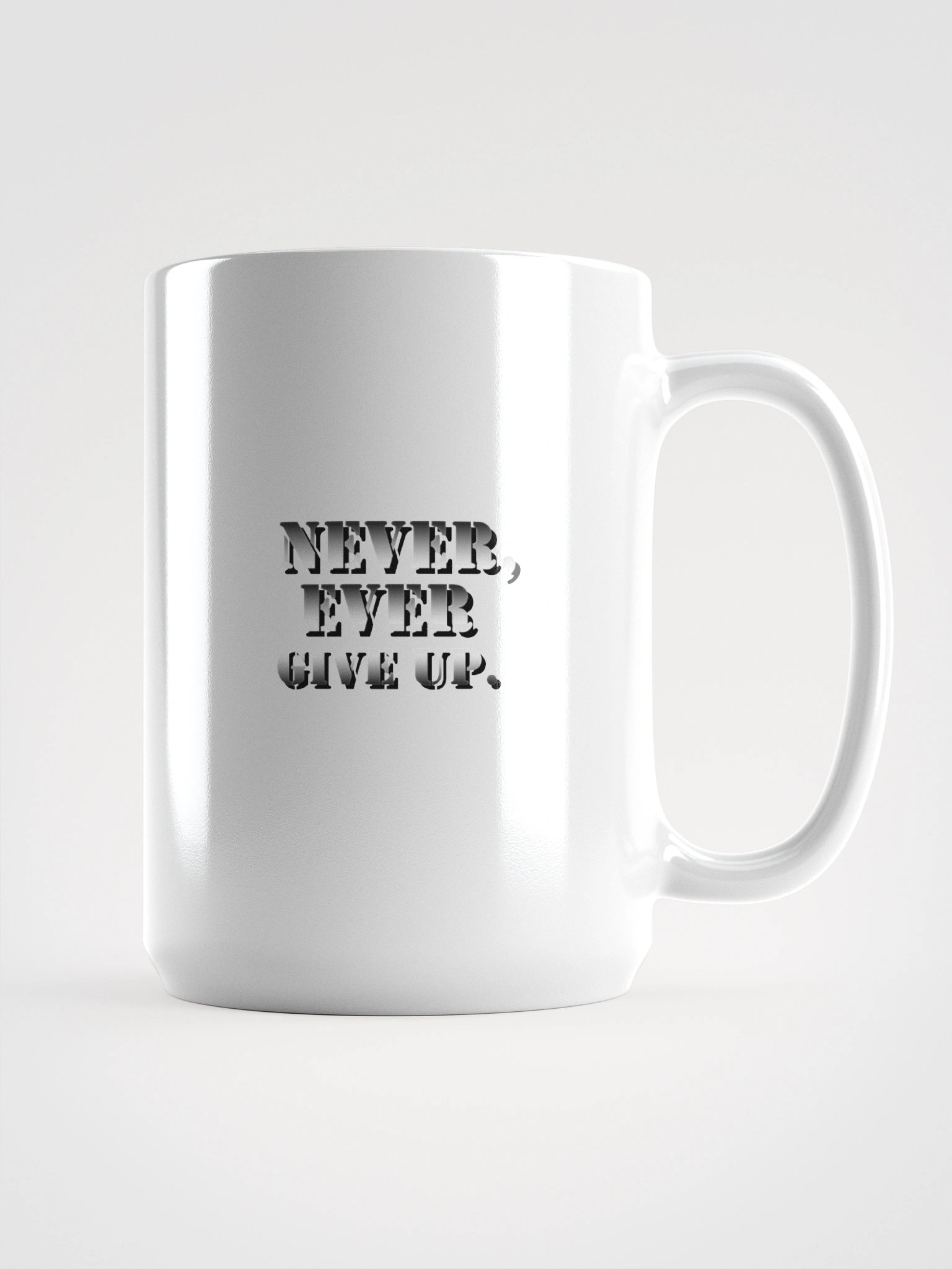 Never Give Up Motivational Mug product image (1)