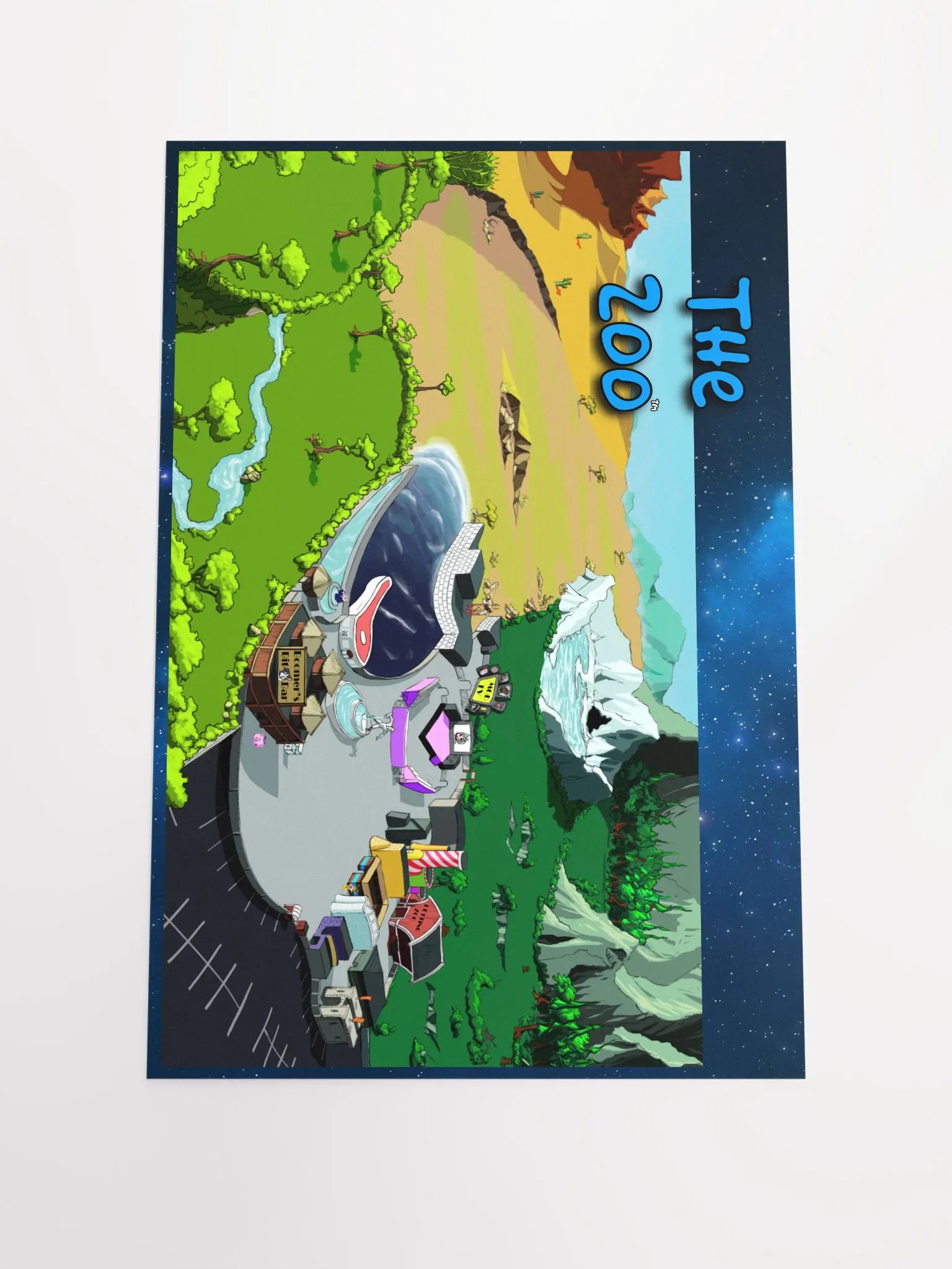 The Zoo™ Map Poster product image (1)
