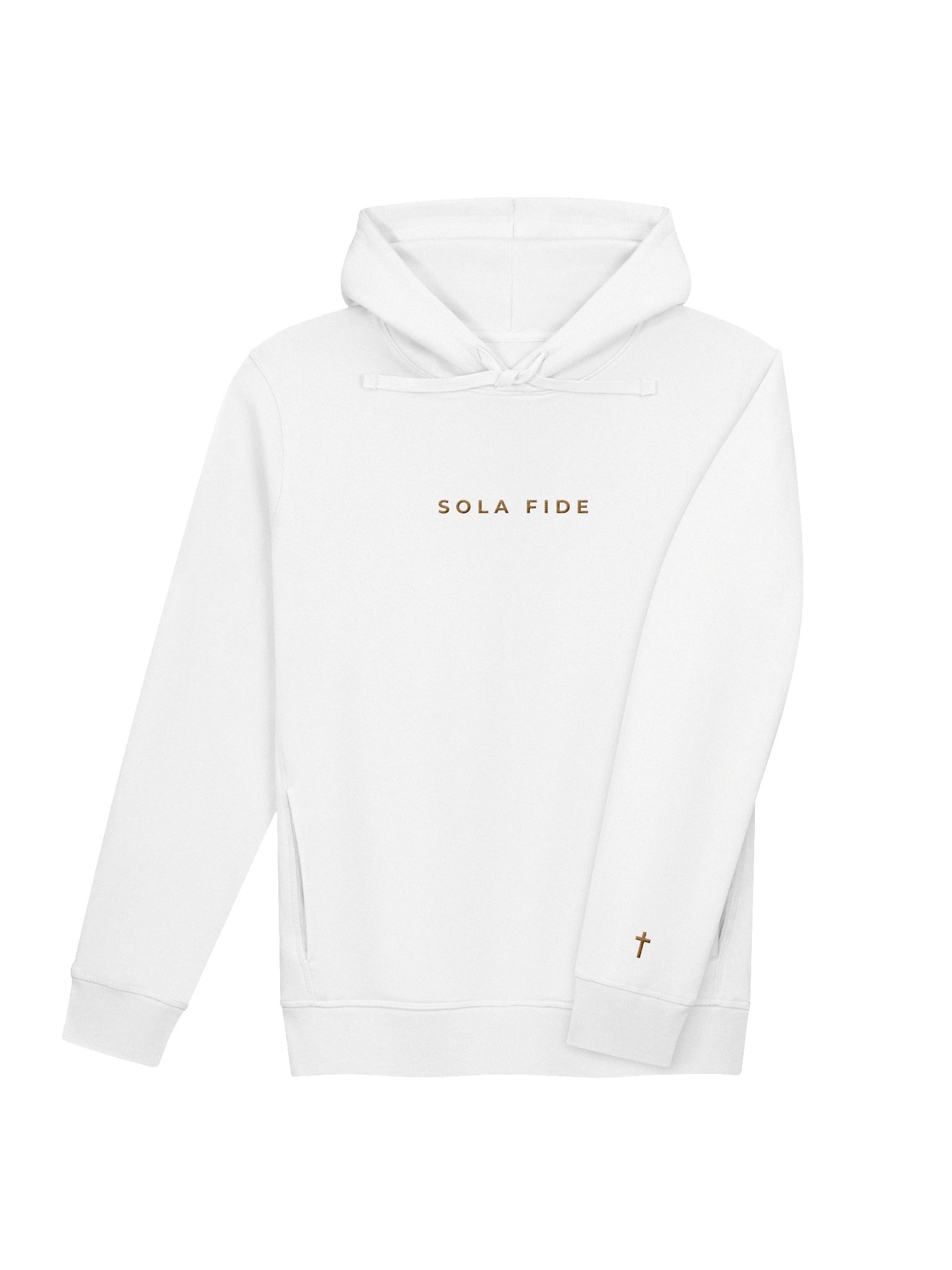 SOLA FIDE ORGANIC-BLEND SIDE-POCKET UNISEX HOODIE product image (1)