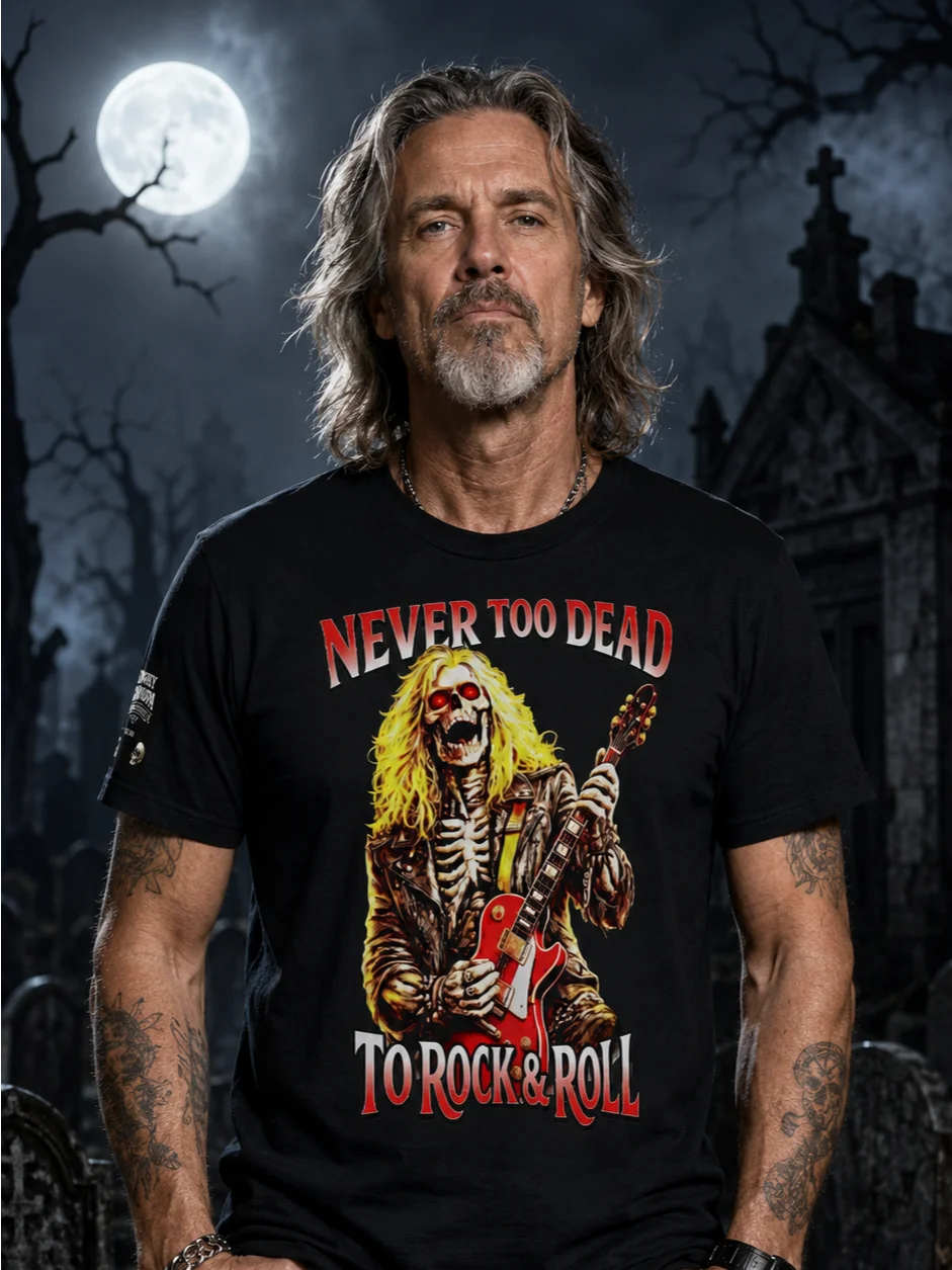 Never Too Dead to Rock & Roll - Shredder Edition – Men's Tee product image (3)