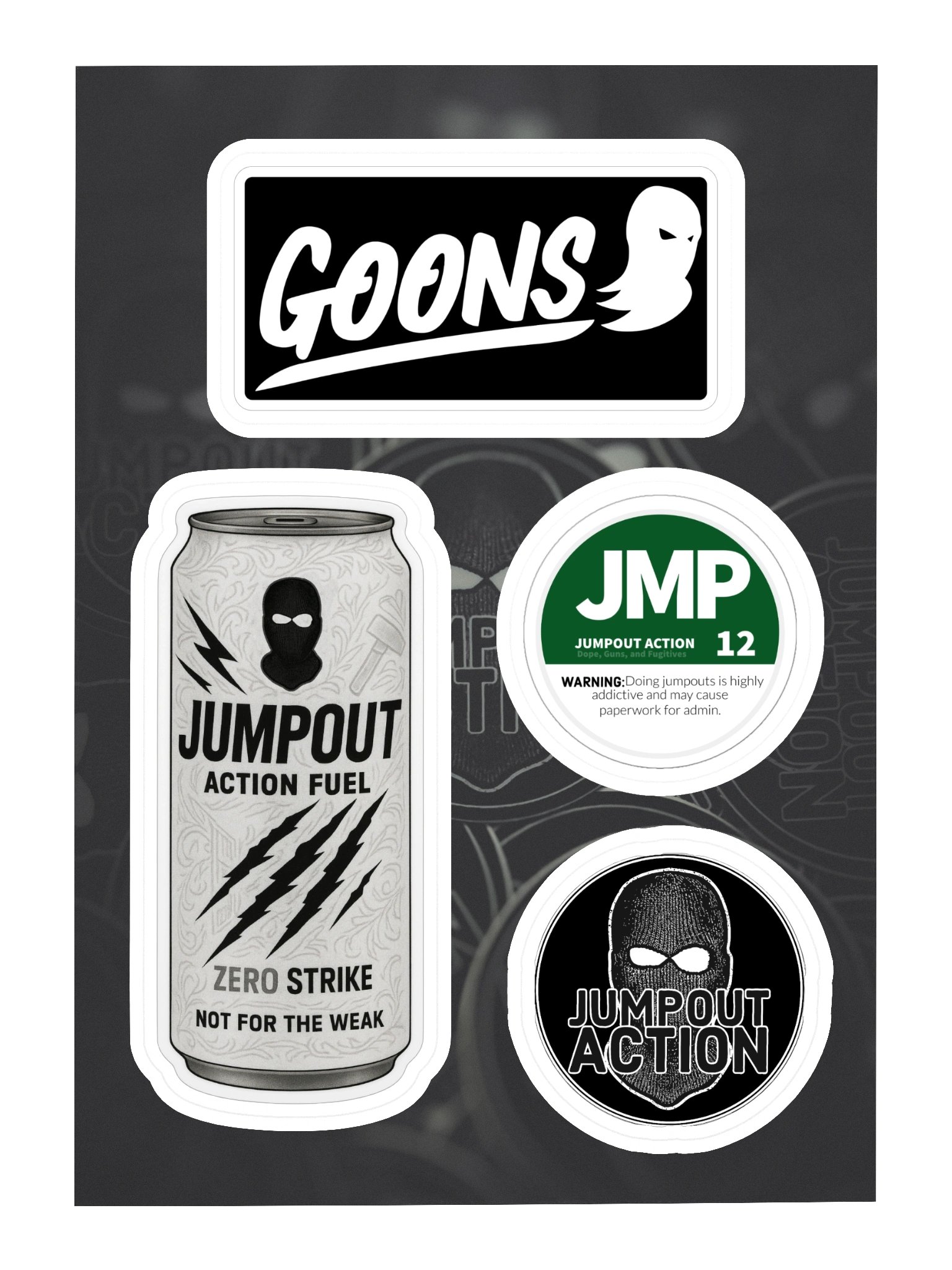 Jumpout Vices Sticker Pack product image (3)