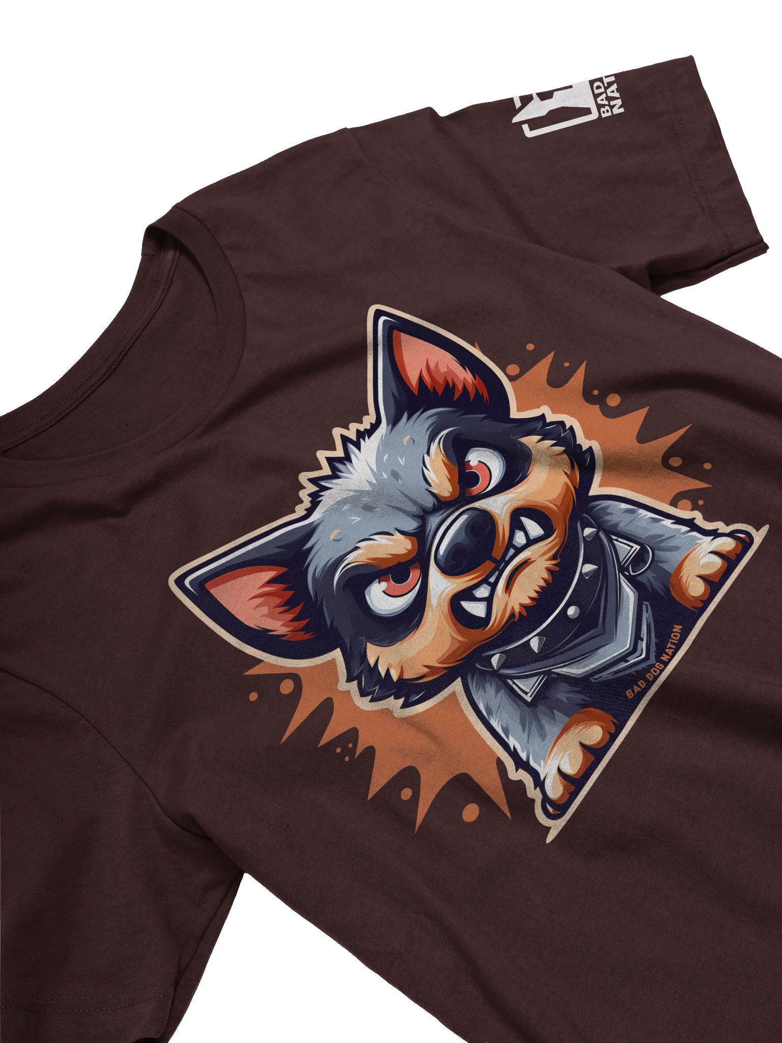 Australian Cattle Dog/Blue Heeler Angry Pup - Premium Unisex T-shirt product image (2)