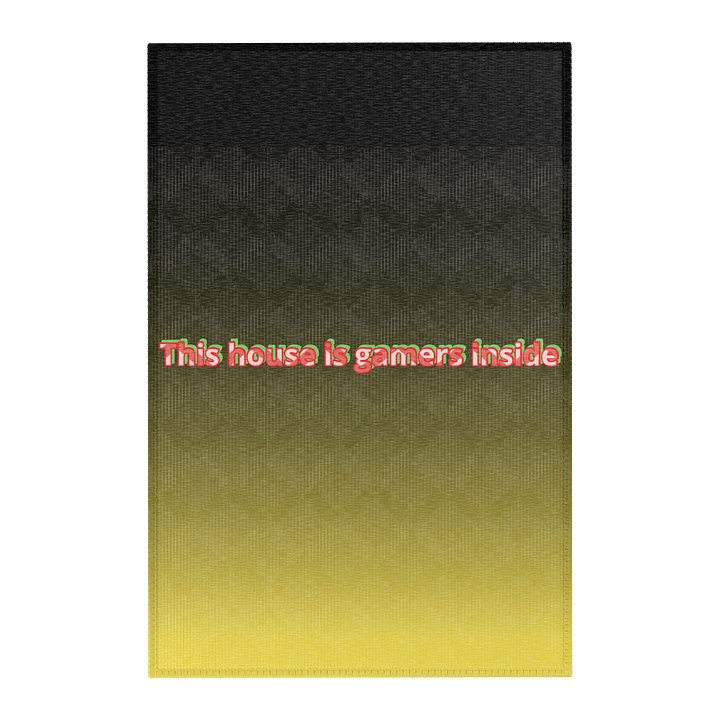This House Is Gamers Inside — Bold Gamer Area Rug product image (1)