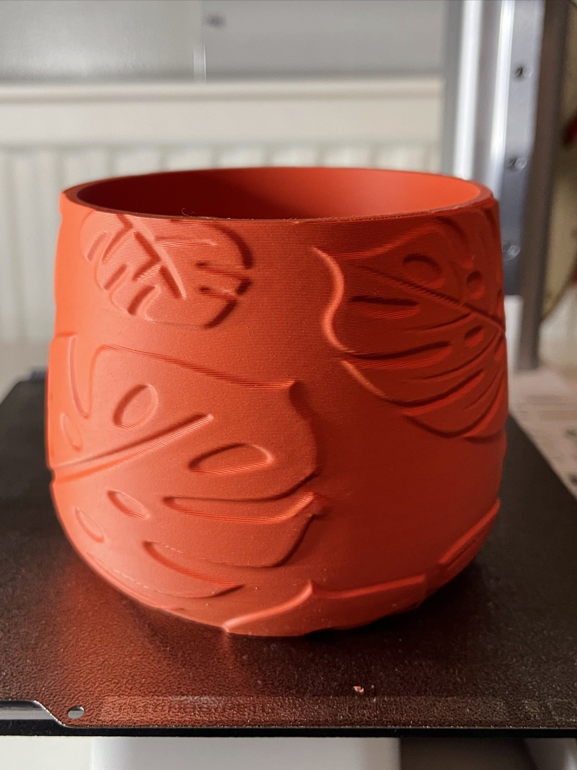 Indoor Plant Pot with Monstera Texture product image (6)