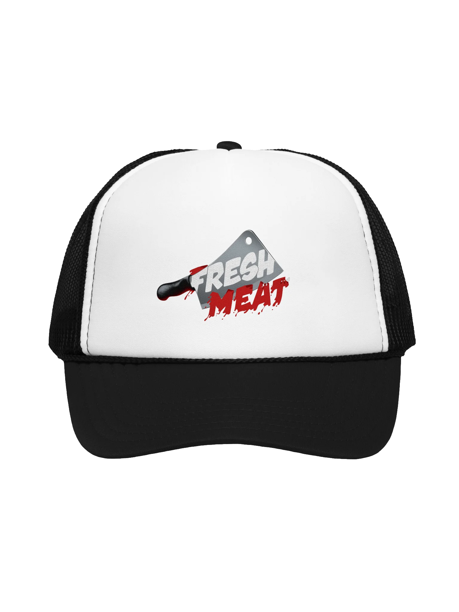 FRESH MEAT Cleaver Foam Trucker Hat product image (1)