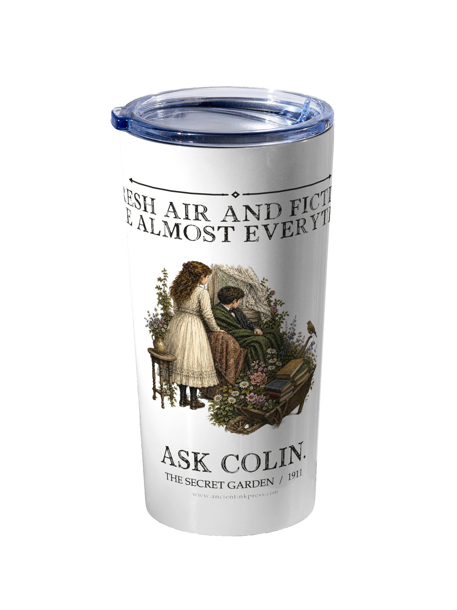 Fresh Air Fiction Cure Almost Everything Ask -- The Secret Garden 20oz Tumbler product image (2)
